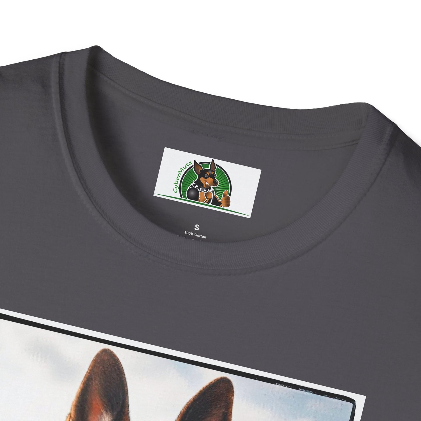 German Shepherd suit and tie shirt T-Shirt Printify