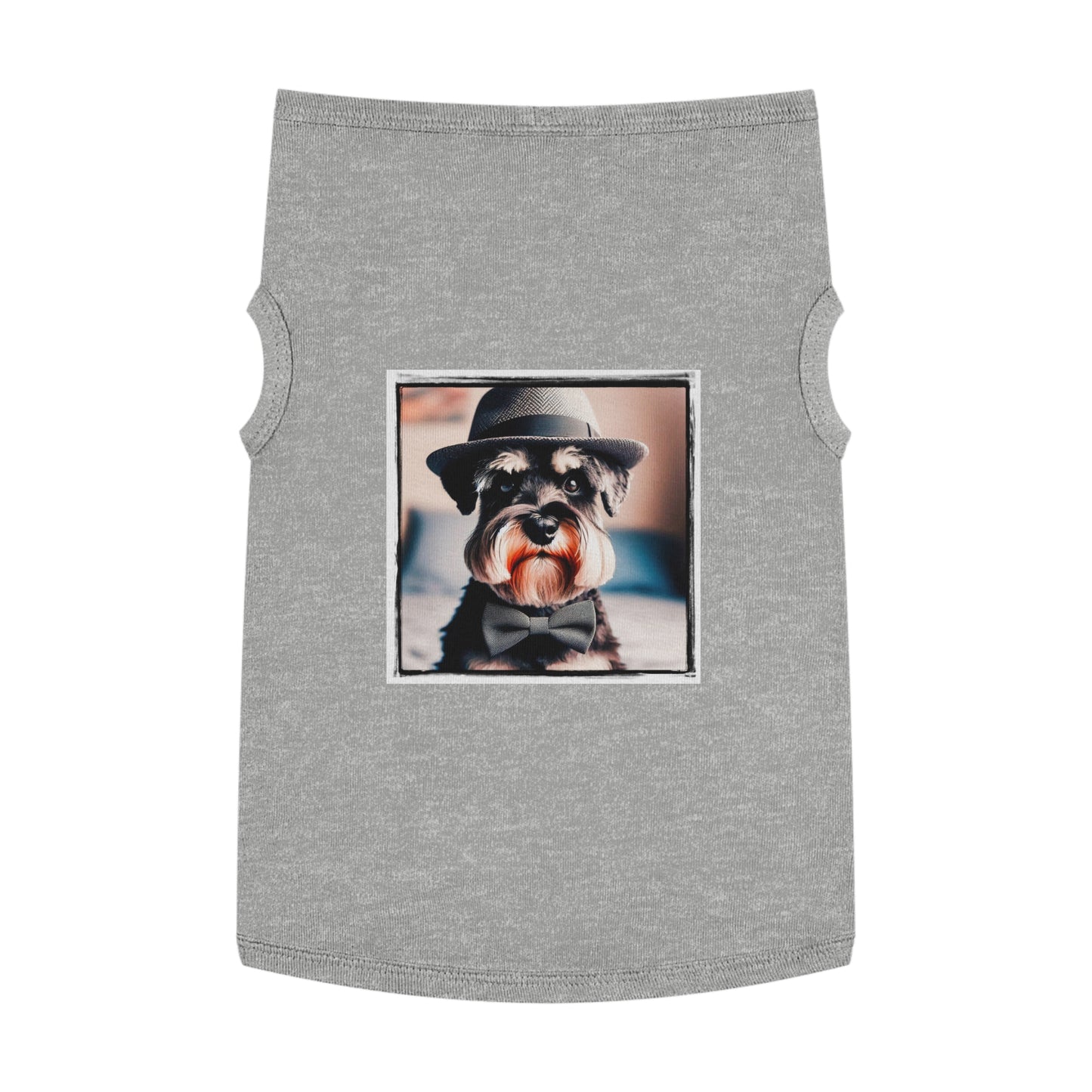 Pet Tank Top Miniature Schnauzer Pets Printify XL Heather 