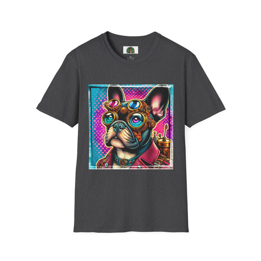 French Bulldog T-Shirt Printify XS Dark Heather 