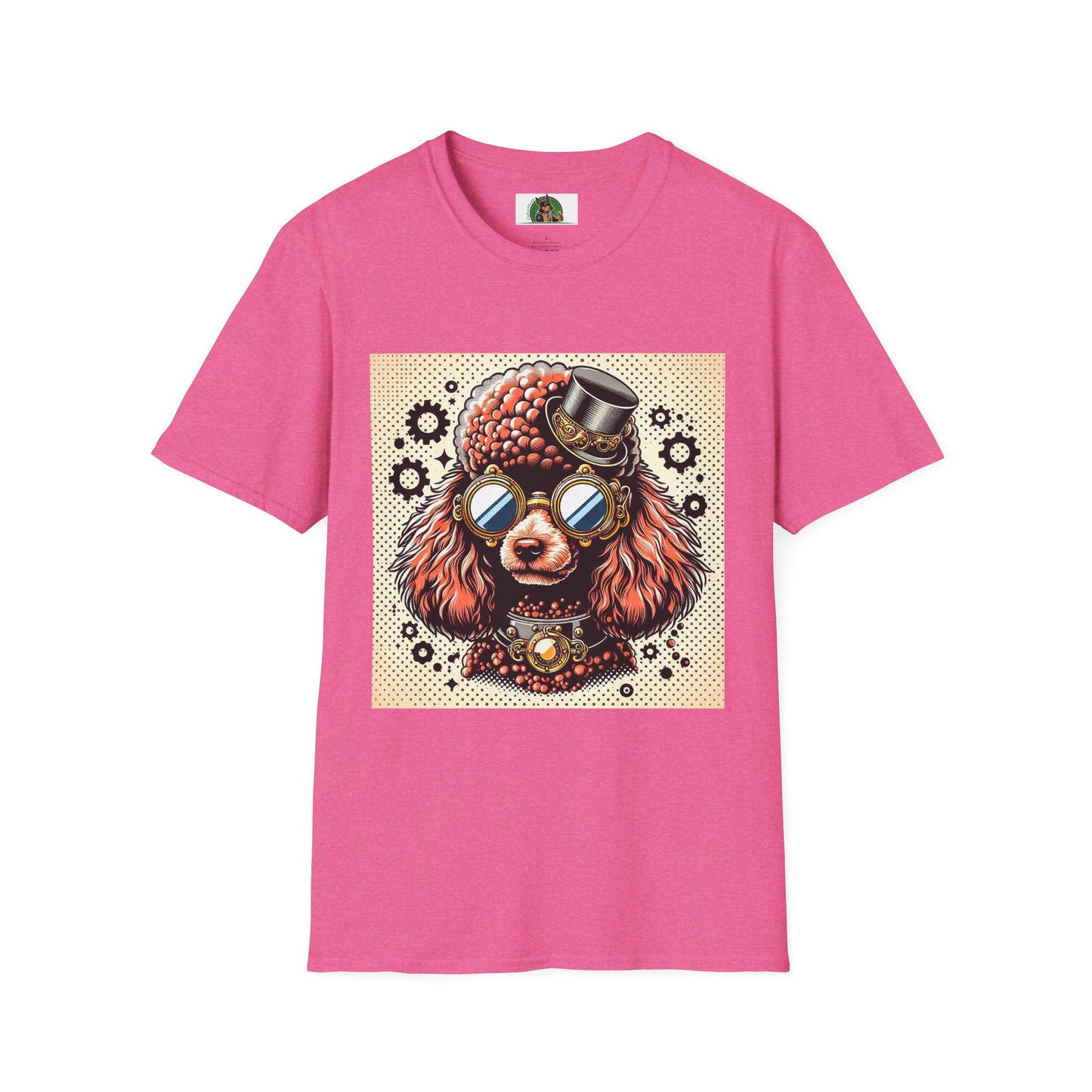 Poodle T-Shirt Printify S Heather Heliconia