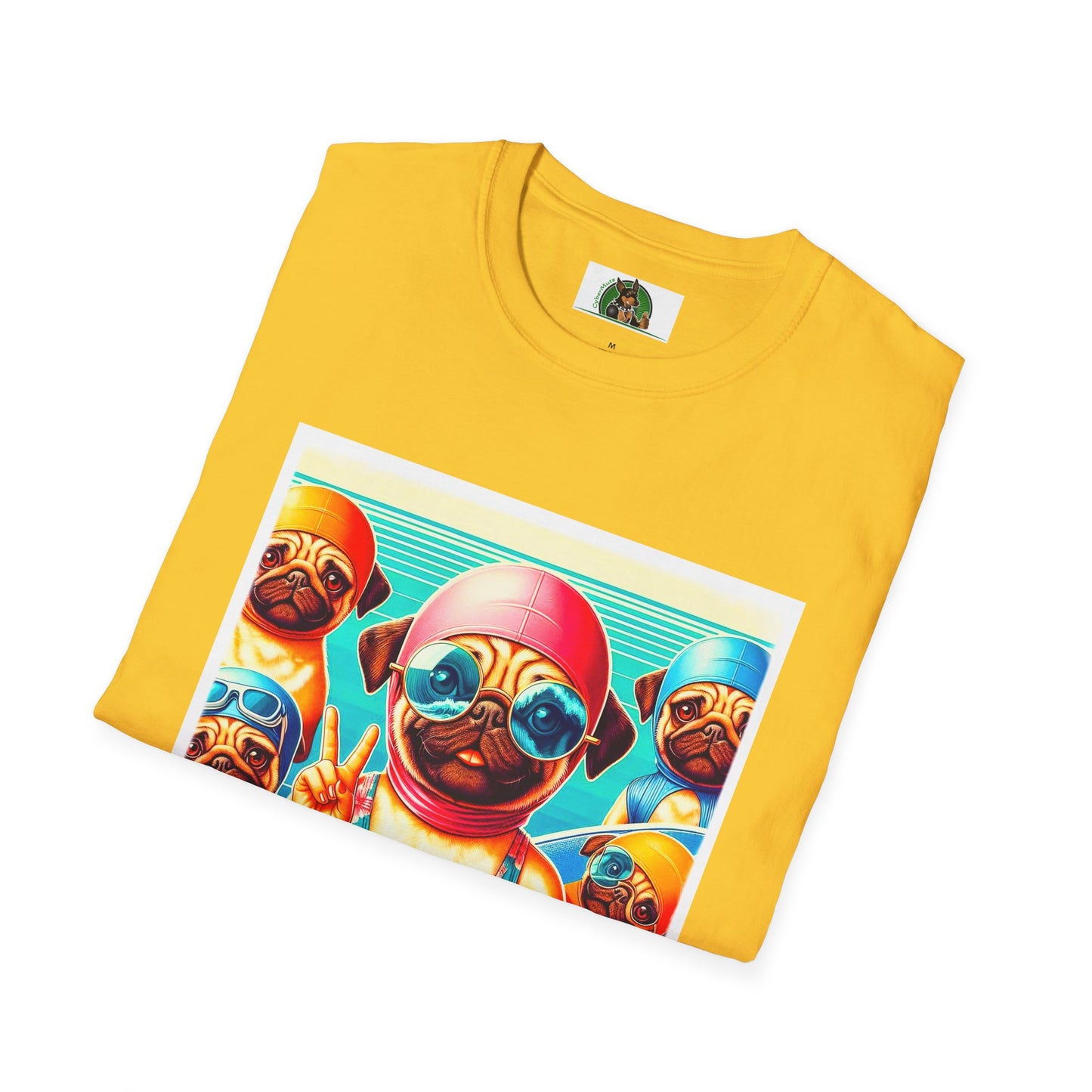 Pugs T-Shirt Printify   