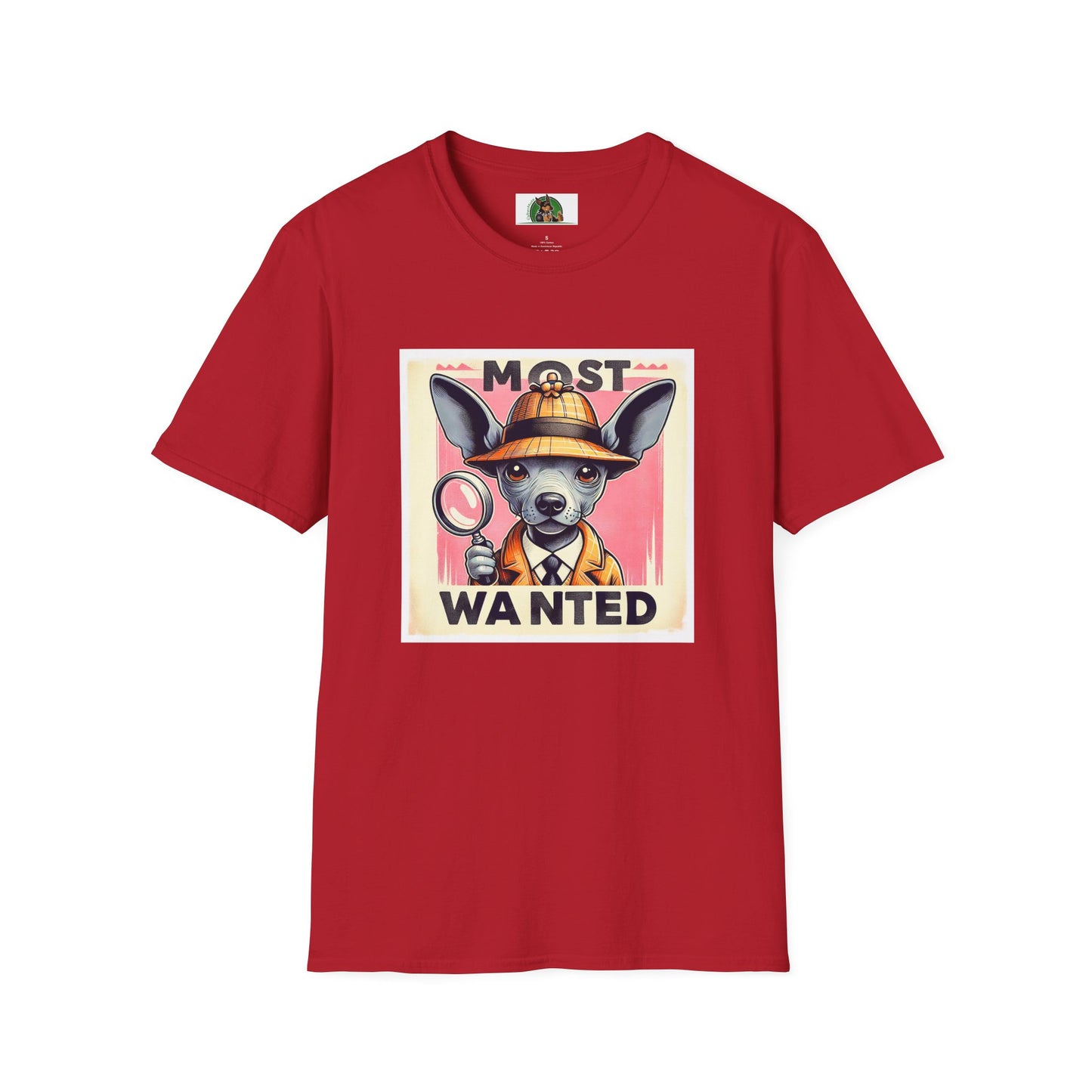 Wacky Mexican Hairless Dog T-Shirt Printify S Cherry Red 