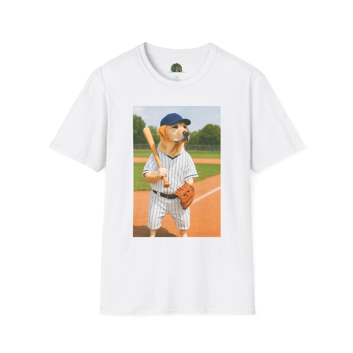 Labrador Retriever Basketball T-Shirt — Sports Dog Tee for Dog Lovers T-Shirt Printify White S