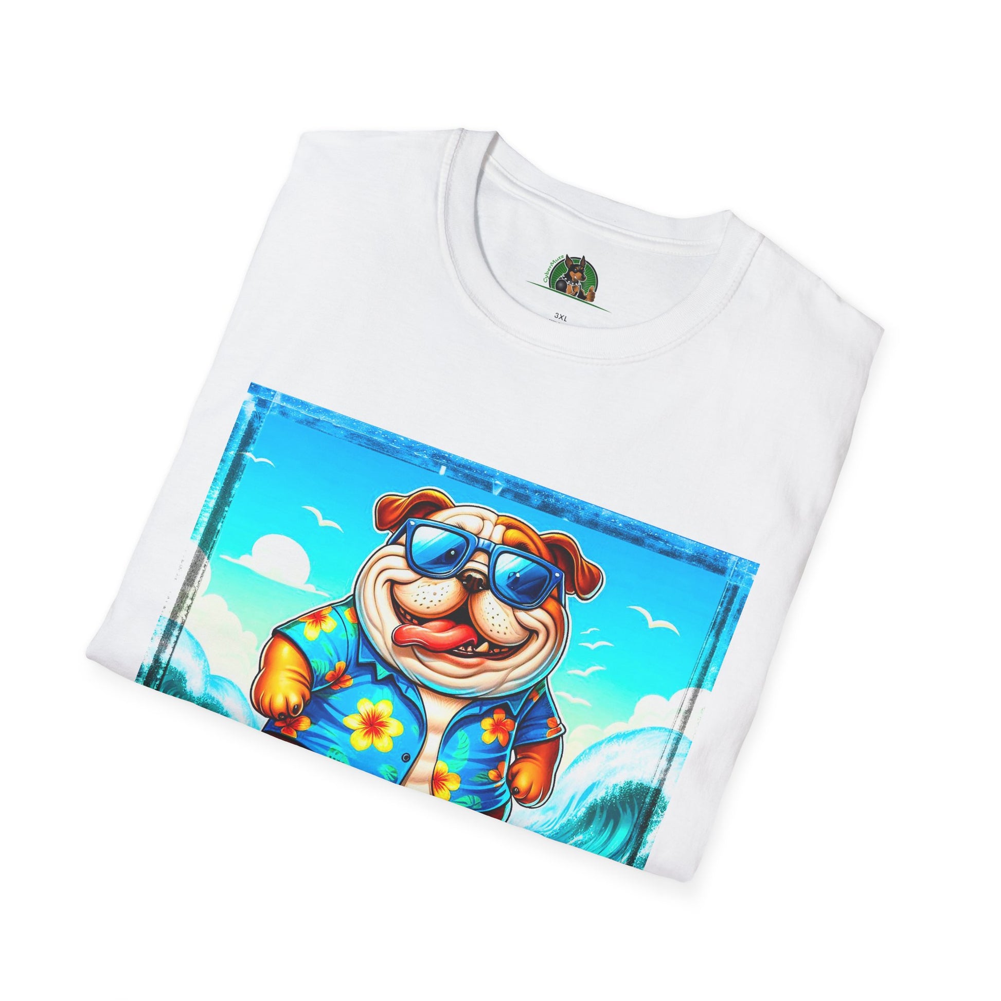 Bulldog T-Shirt Printify