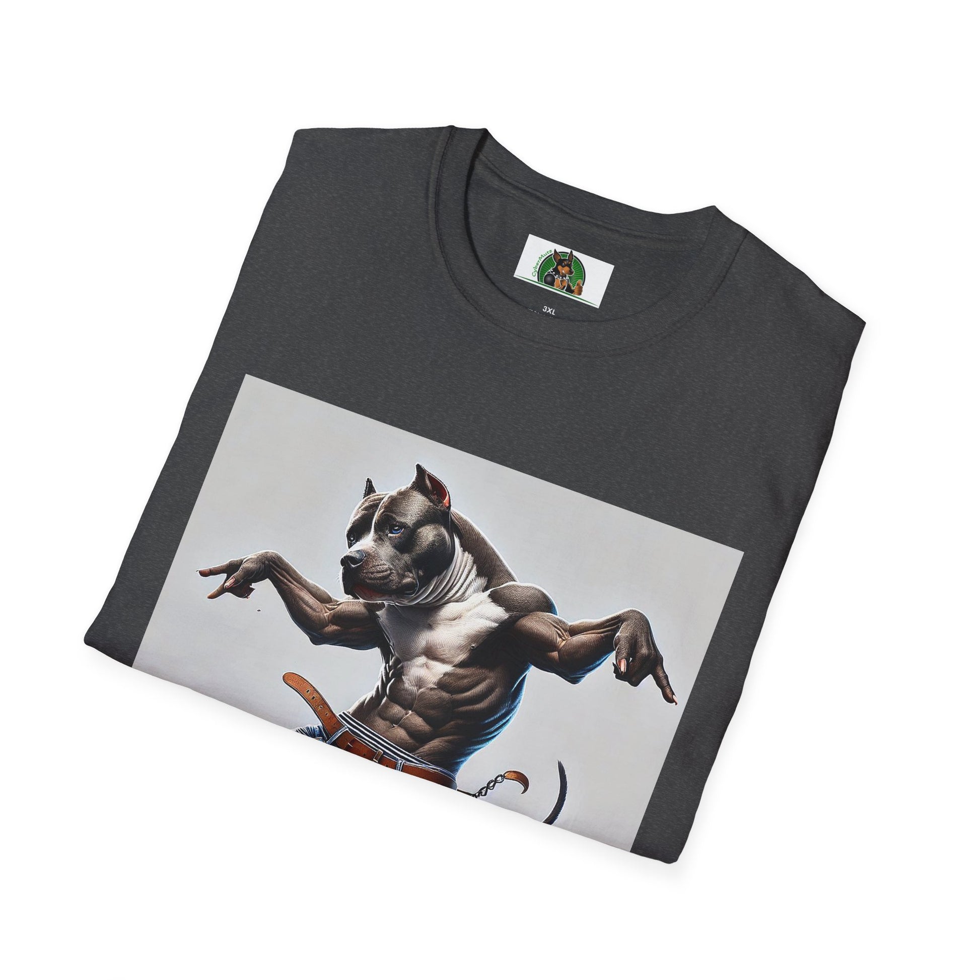 Dancing Pit Bull T-Shirt T-Shirt Printify