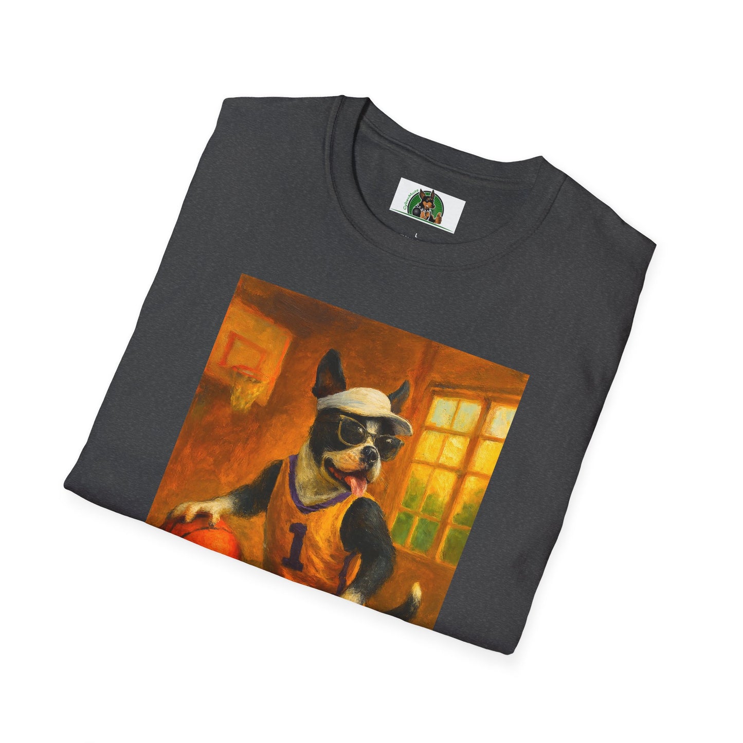 Sports Beagle Basketball T-Shirt T-Shirt Printify