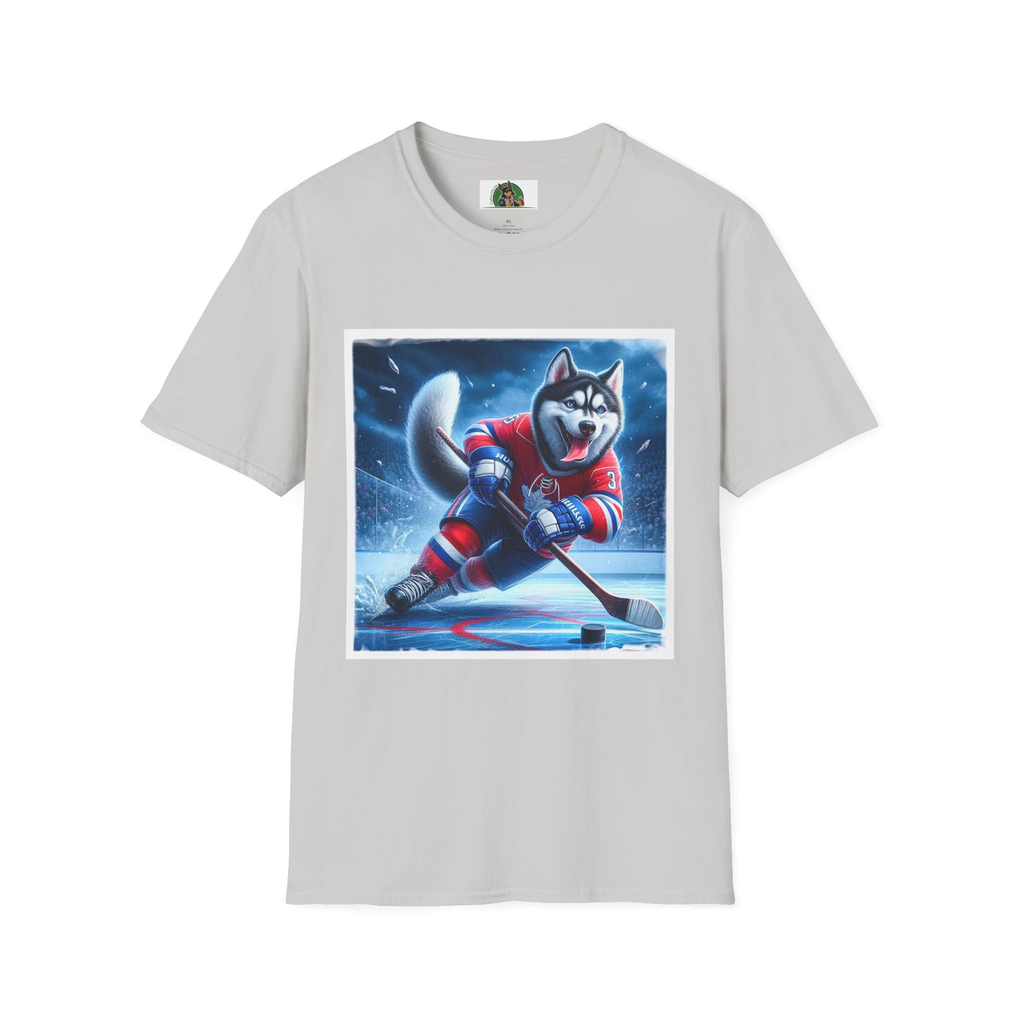 Husky T-Shirt Printify S Ice Grey 