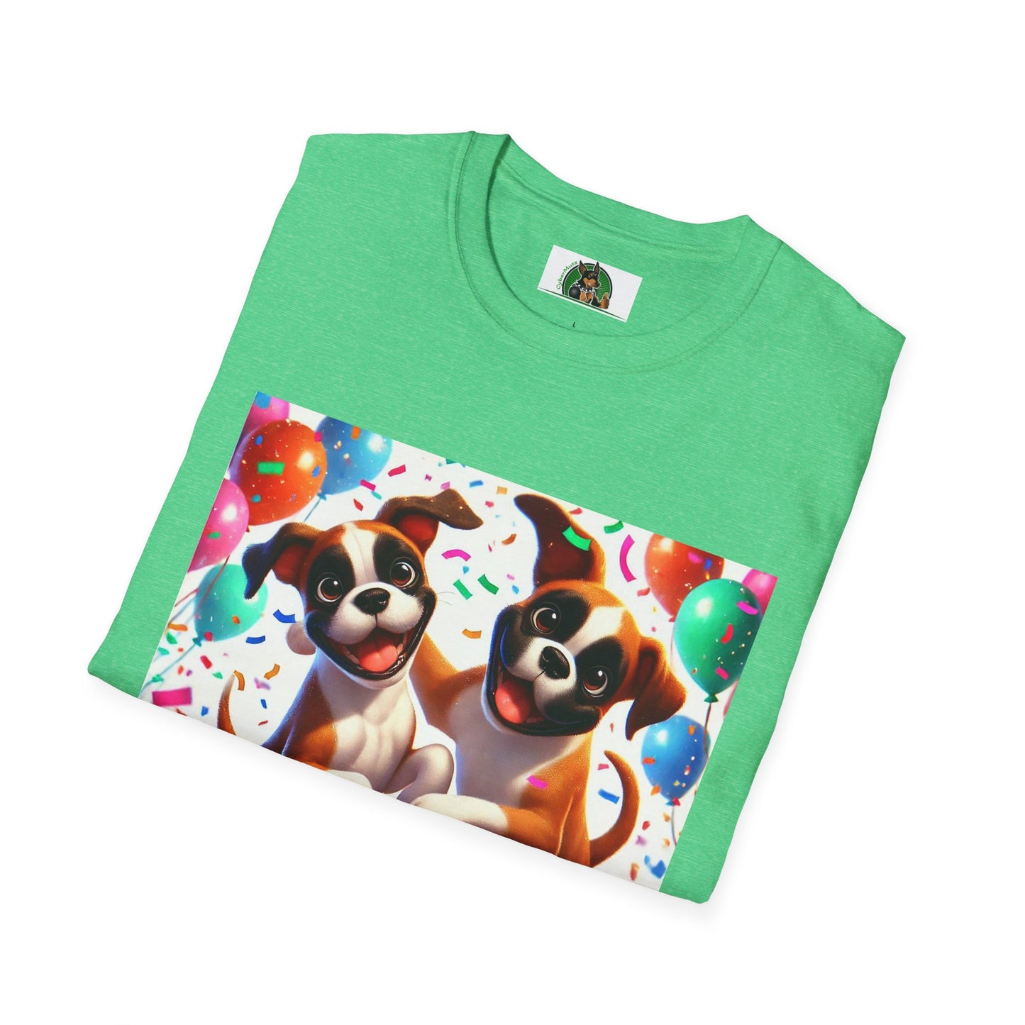 Boxer Dancing Dog T-Shirt - Fun and Playful Unisex Tee