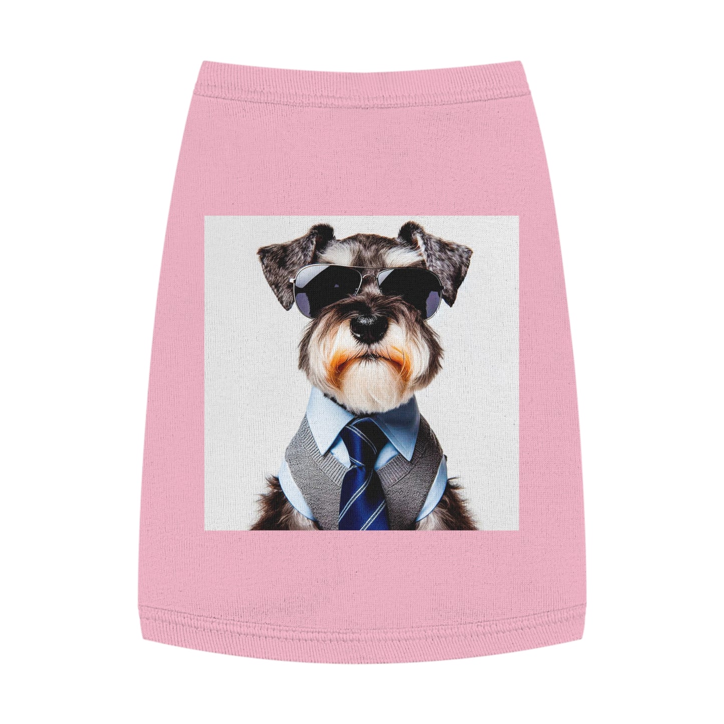 Pet Tank Top Miniature Schnauzer Pets Printify M Pink 