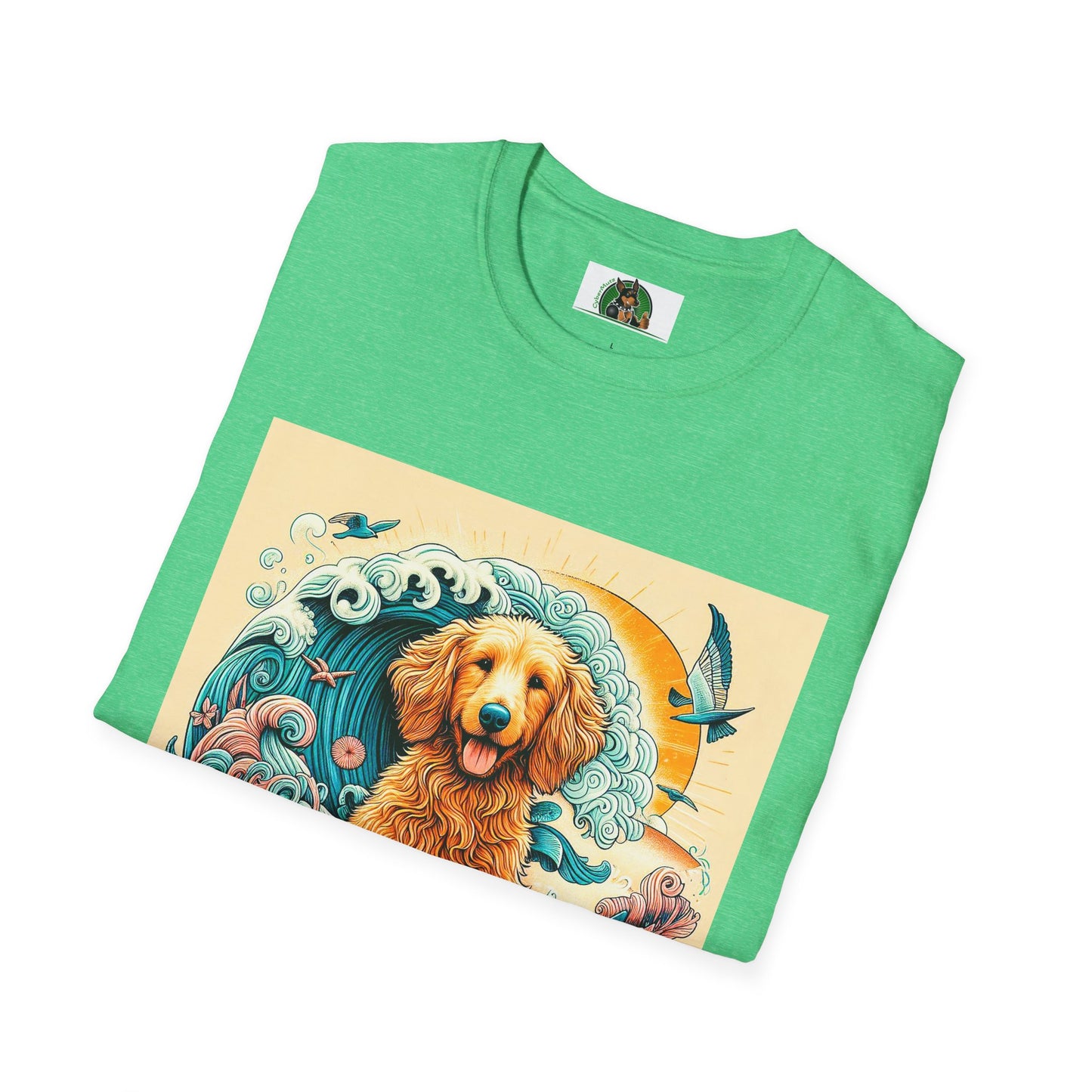 Golden Doodle surfing fun shirt