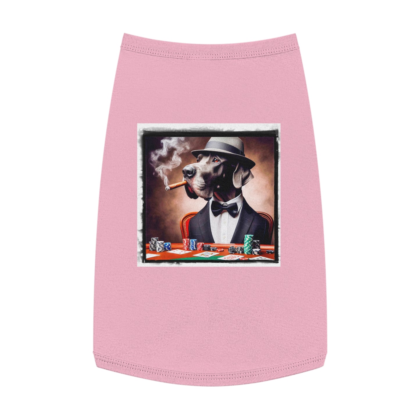 Pet Tank Top Great Dane Pets Printify L Pink