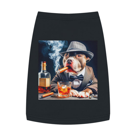 Pet Tank Top Pit Bull Pets Printify M Black