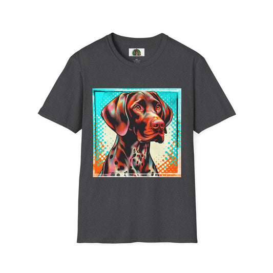 Dog Lover T-Shirt - German Shorthaired Pointer T-Shirt Printify XS Dark Heather