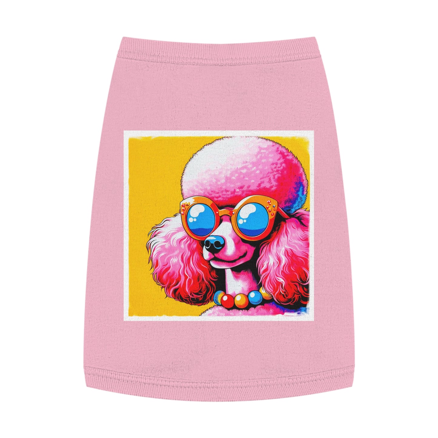 Pet Tank Top Poodle Pets Printify M Pink 