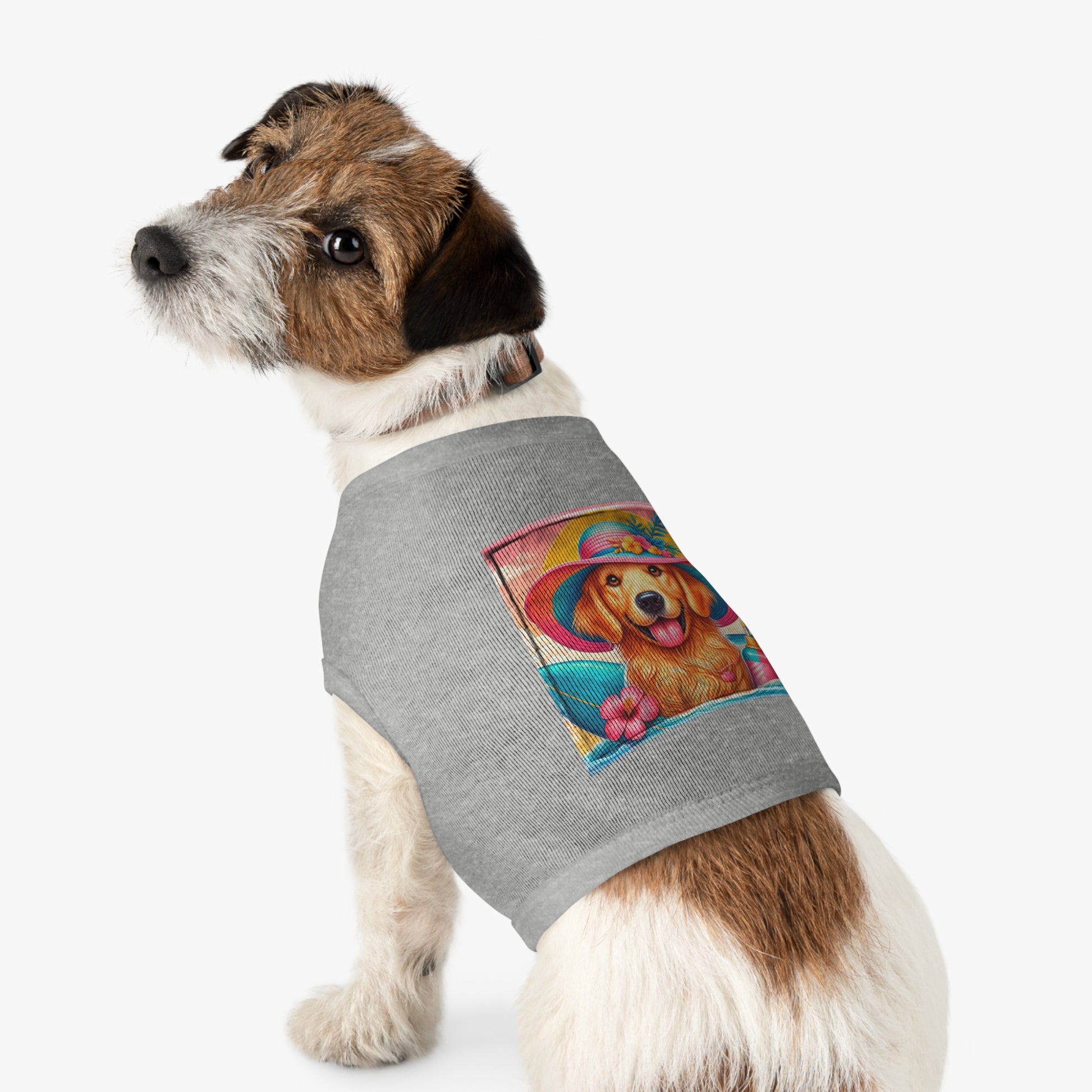 Golden Retriever pretty hat shirt Pets Printify