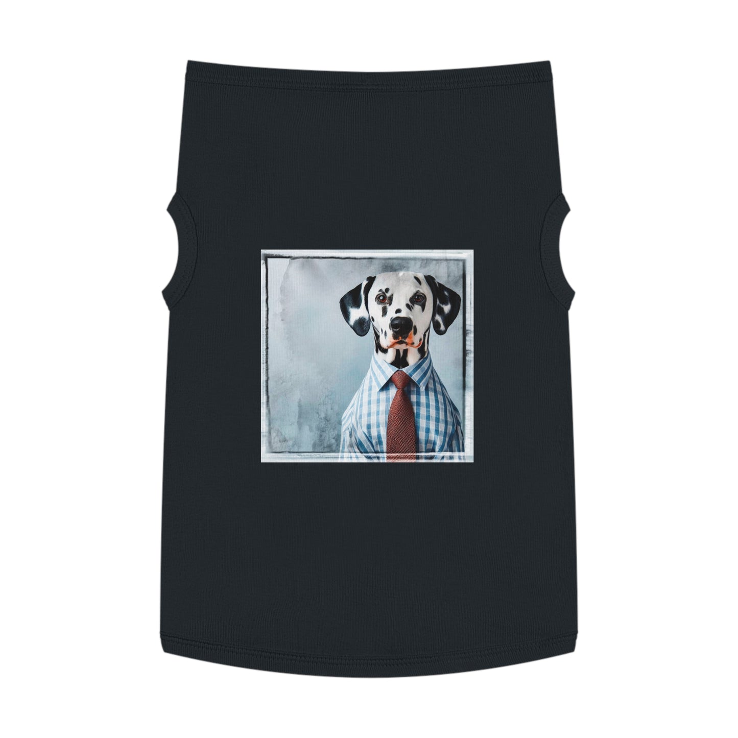 Pet Tank Top Dalmatian Pets Printify XL Black 