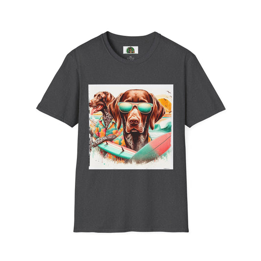 German Shorthaired Pointer T-Shirt Printify XS Dark Heather 