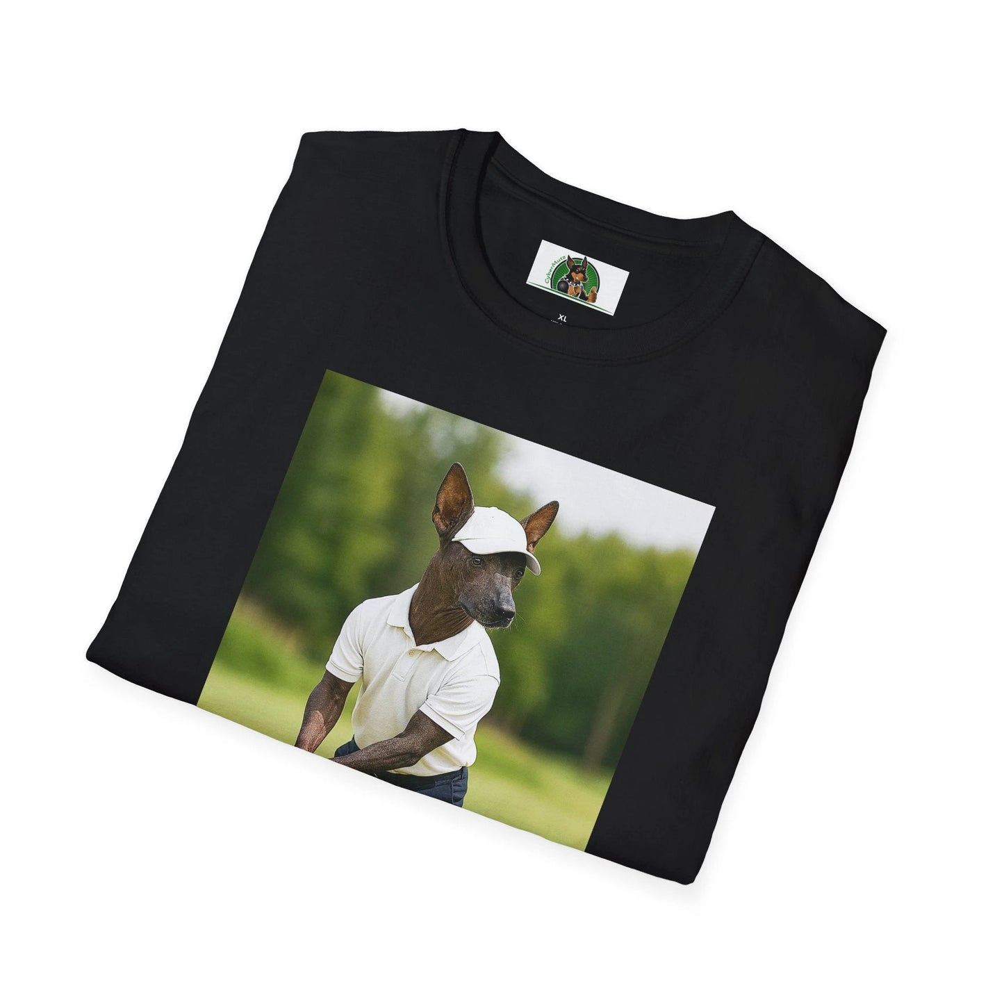 Mexican Hairless Dog Golf Tee — Dog Lover Sports T-Shirt by Printify