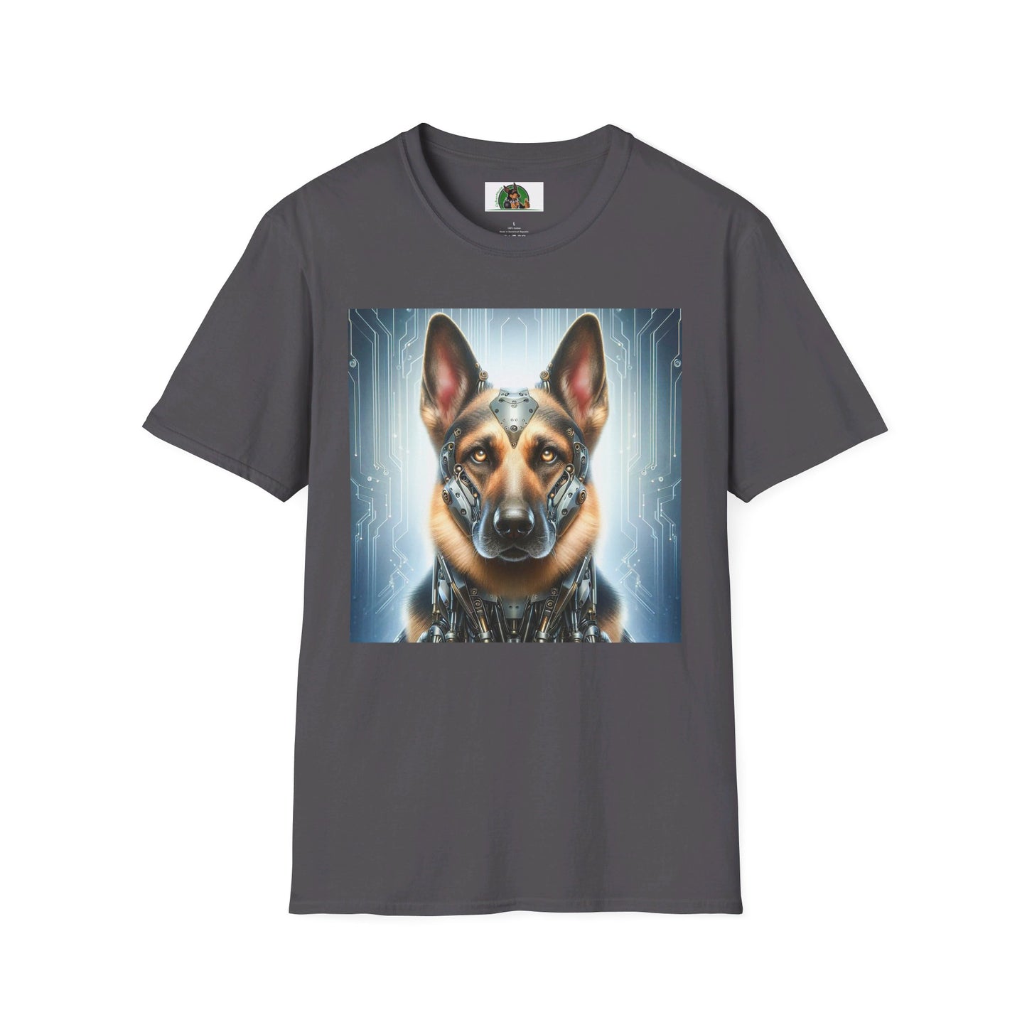 German Shepherd T-Shirt Printify Charcoal S 