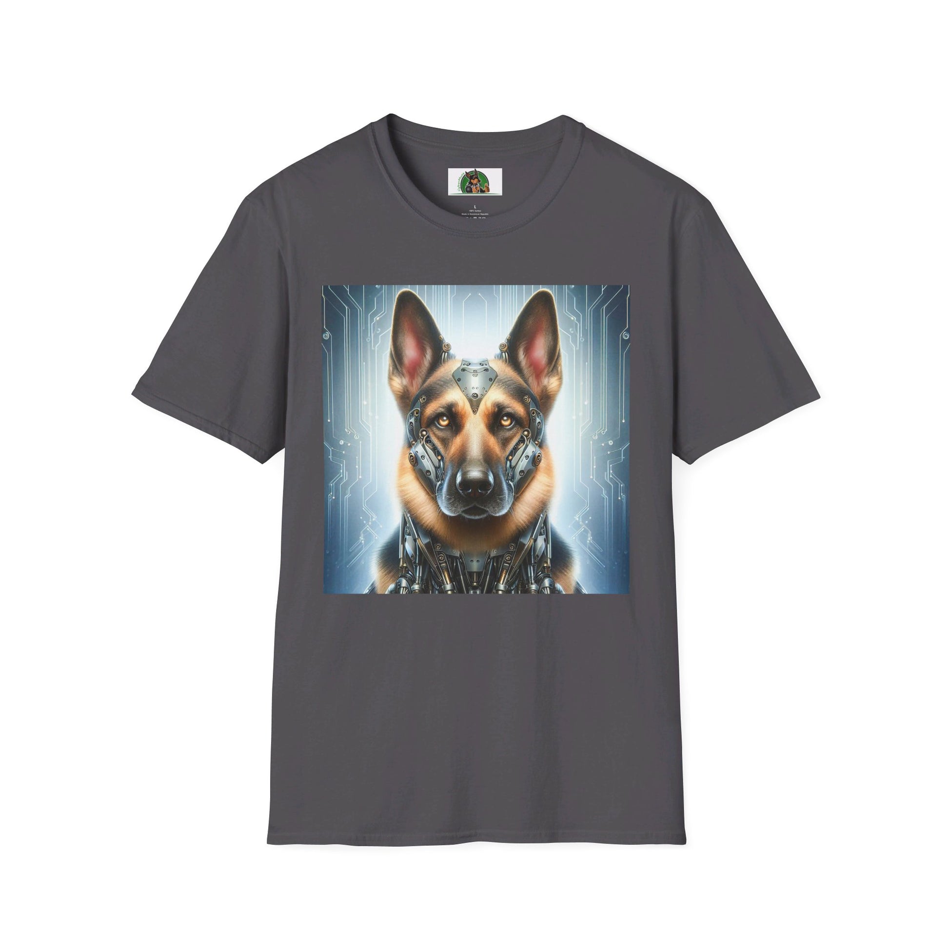 German Shepherd T-Shirt Printify Charcoal S 