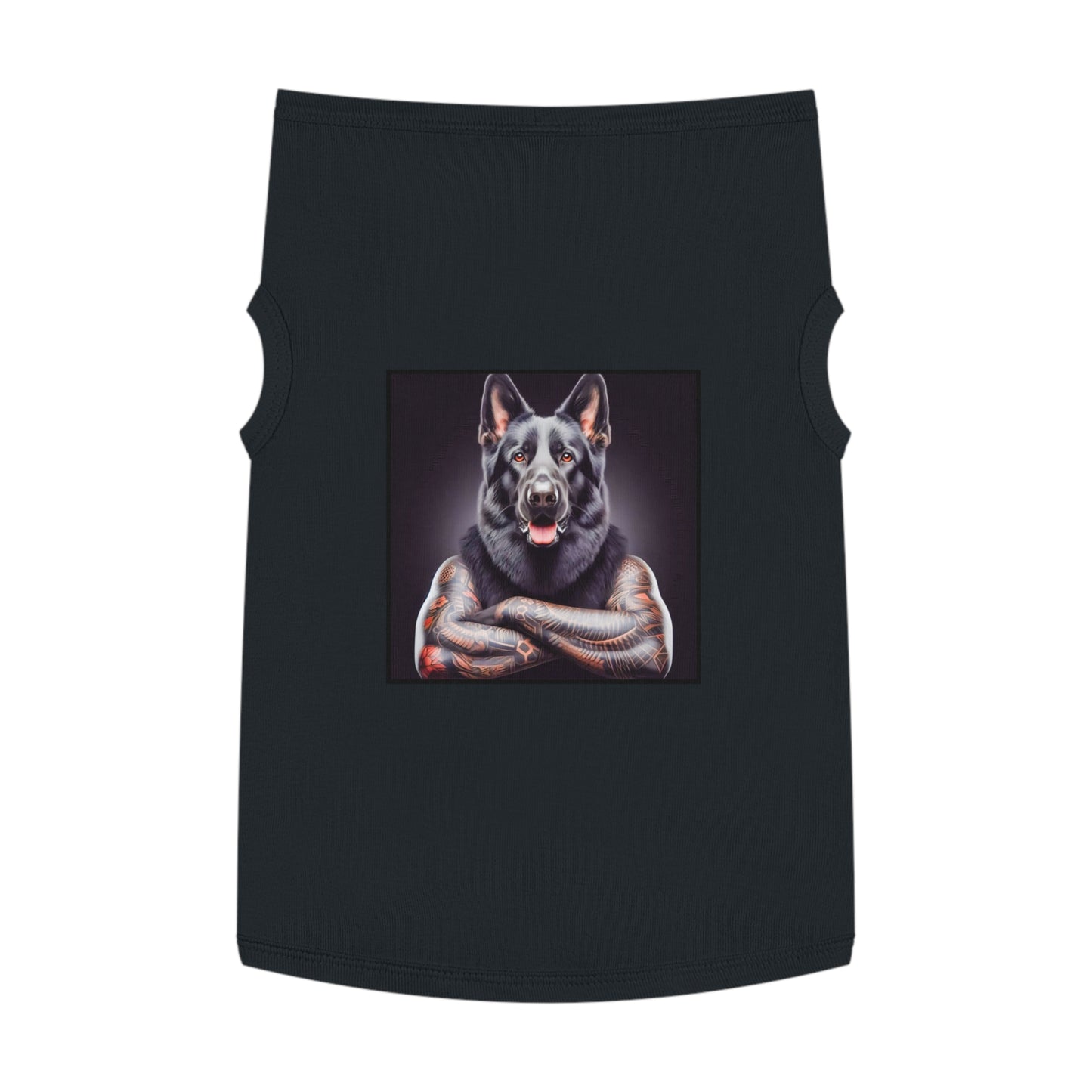 Pet Tank Top German Shepherd Pets Printify XL Black 