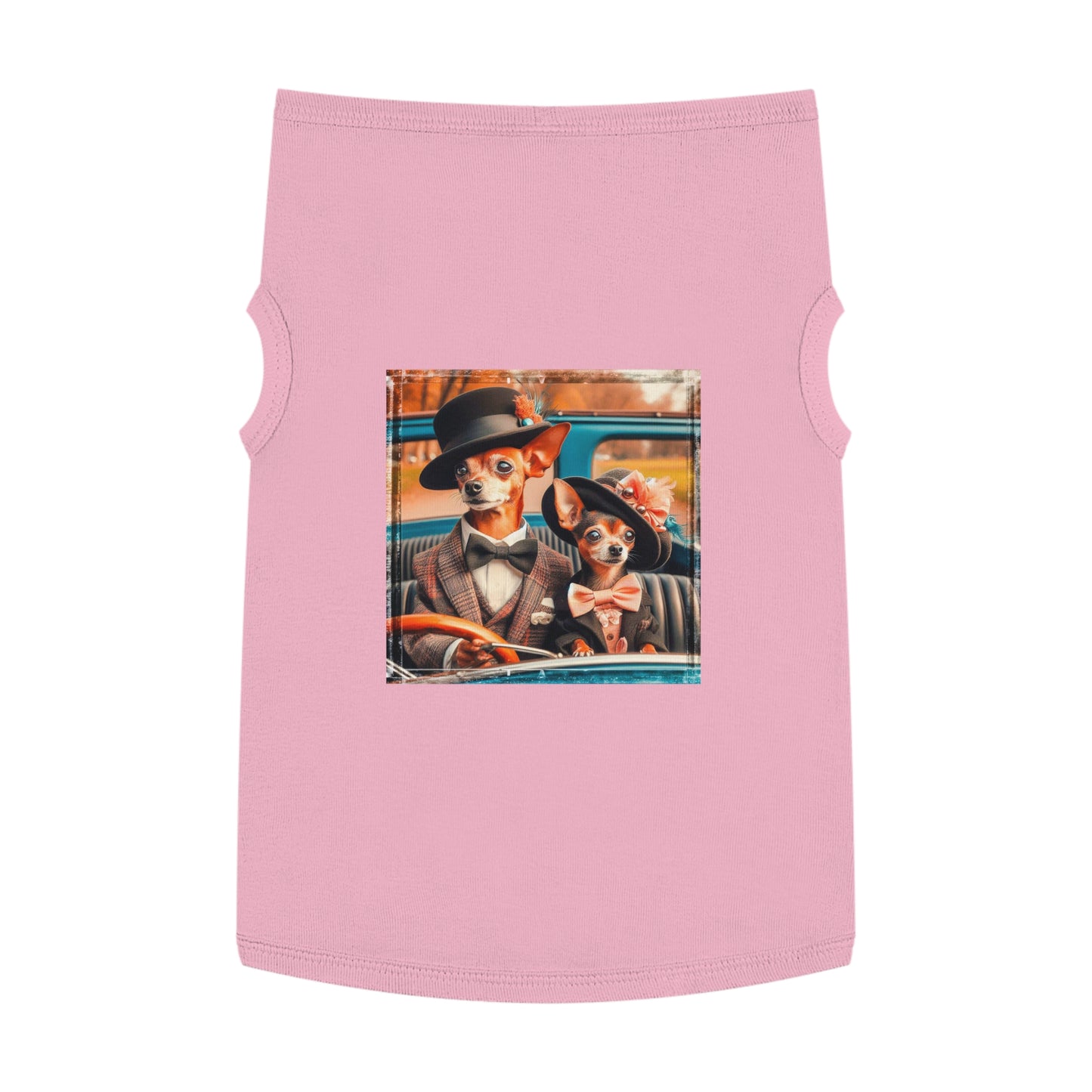 Wacky Dog Tank Top - Min Pin Tank Tops Pets Printify XL Pink 