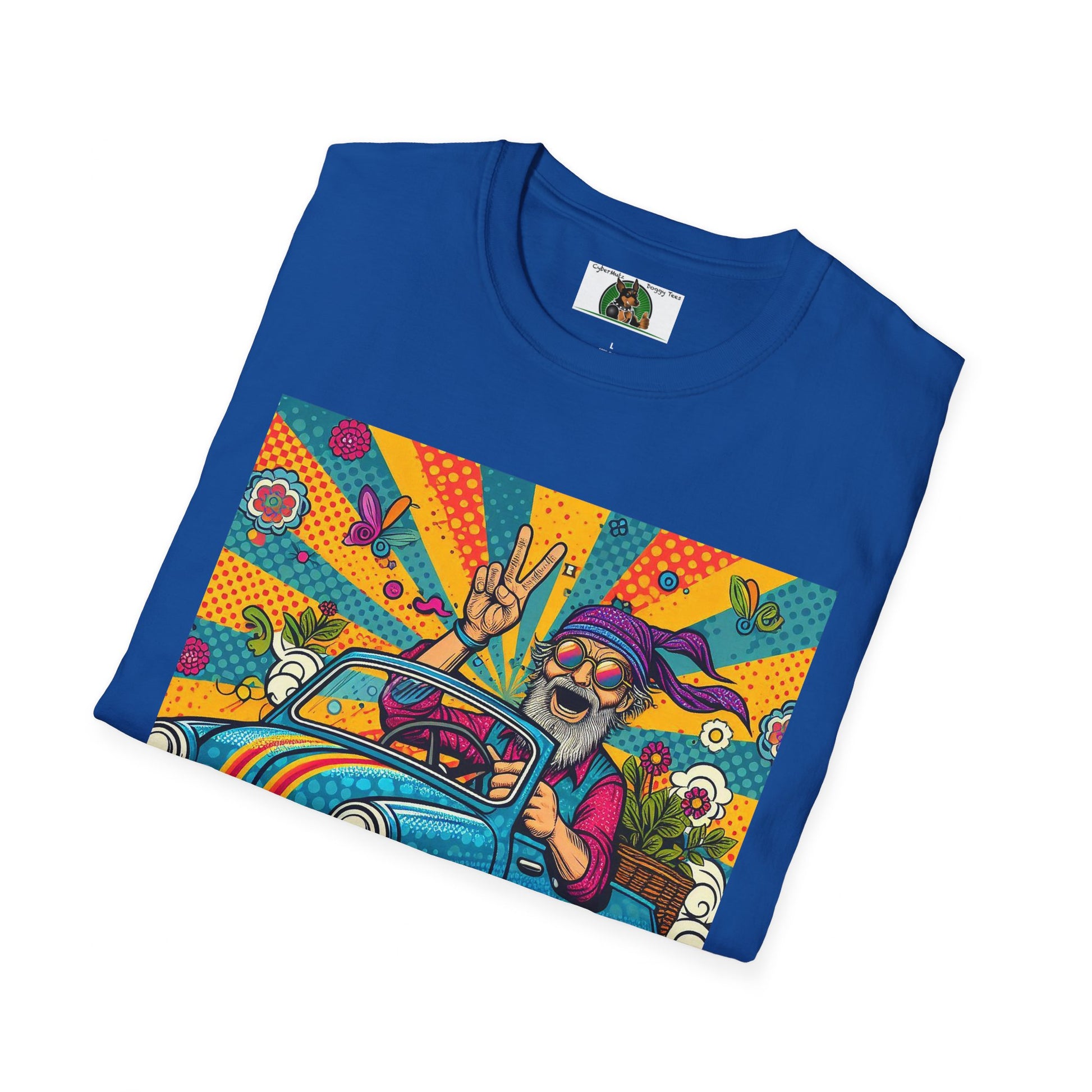 Wacky Peace Dude T-Shirt Printify   