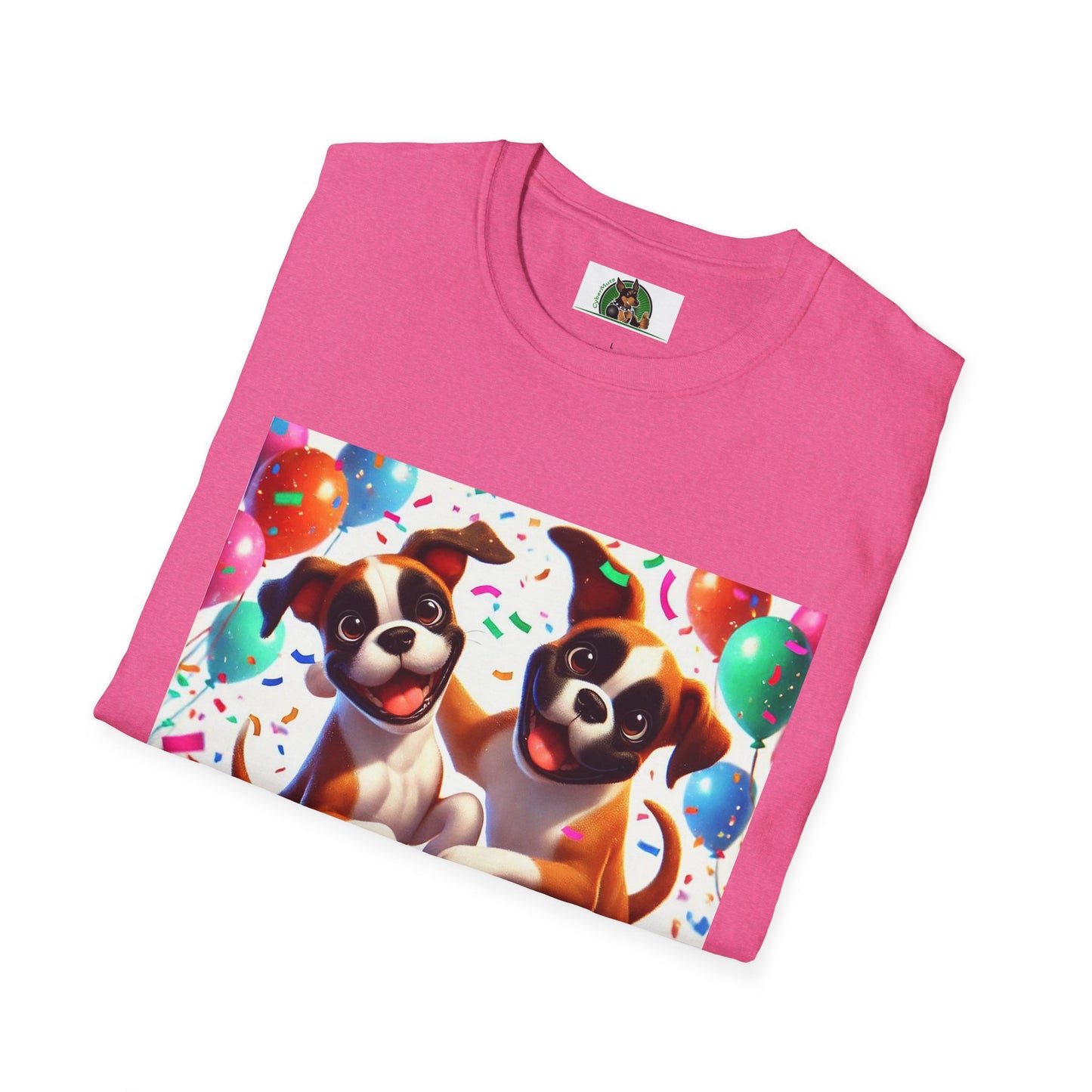 Boxer Dancing Dog T-Shirt - Fun and Playful Unisex Tee