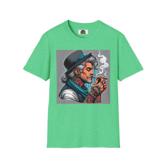 Wacky Smoker T-Shirt Printify Heather Irish Green S 