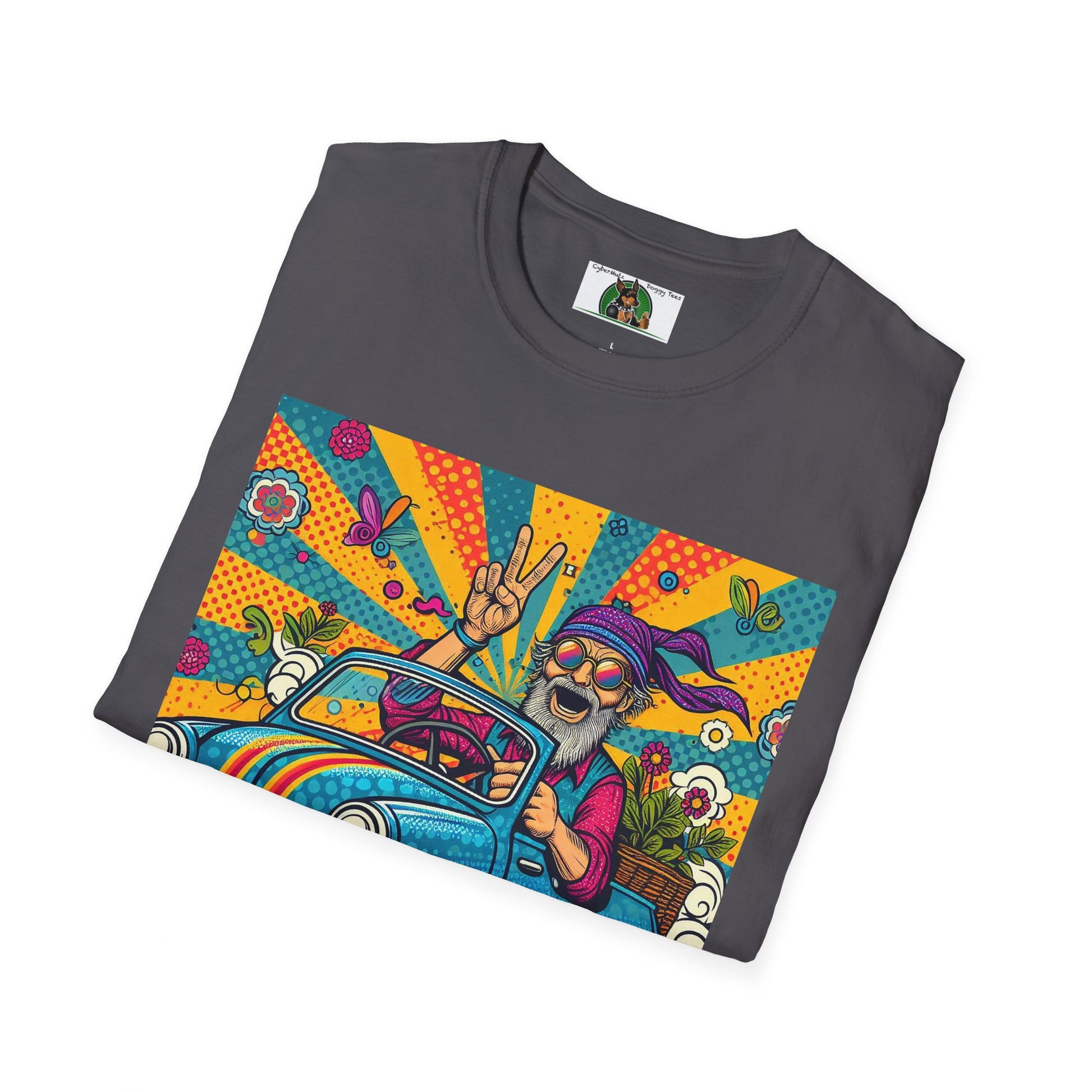 Wacky Peace Dude T-Shirt Printify   