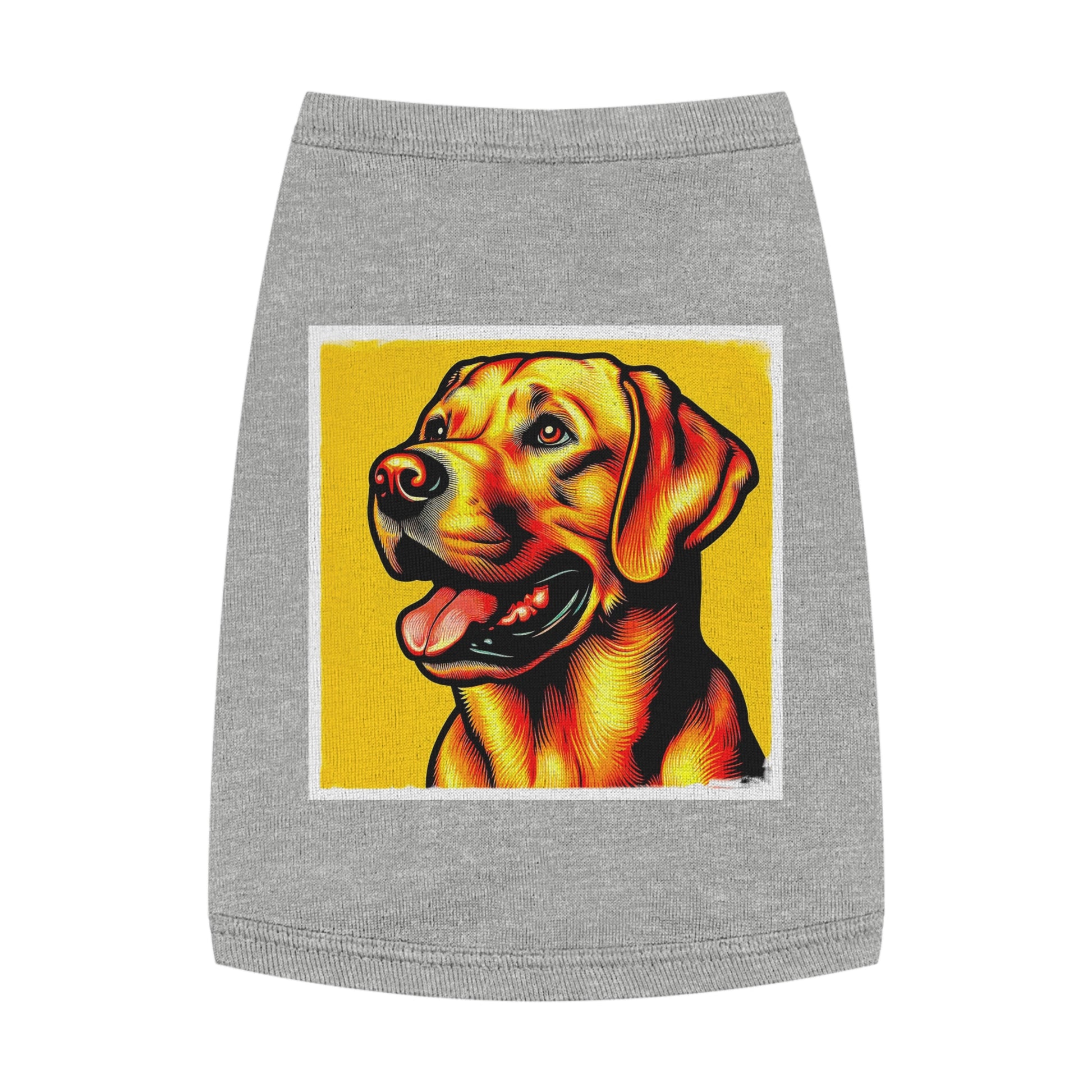 Pet Tank Top Labrador Retriever Pets Printify M Heather 