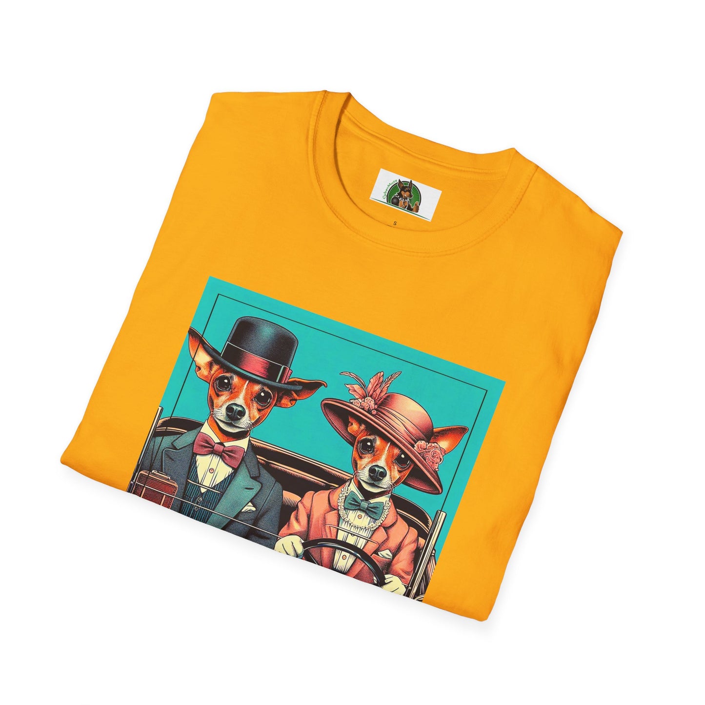 Wacky Min Pin T-Shirt 30s couple
