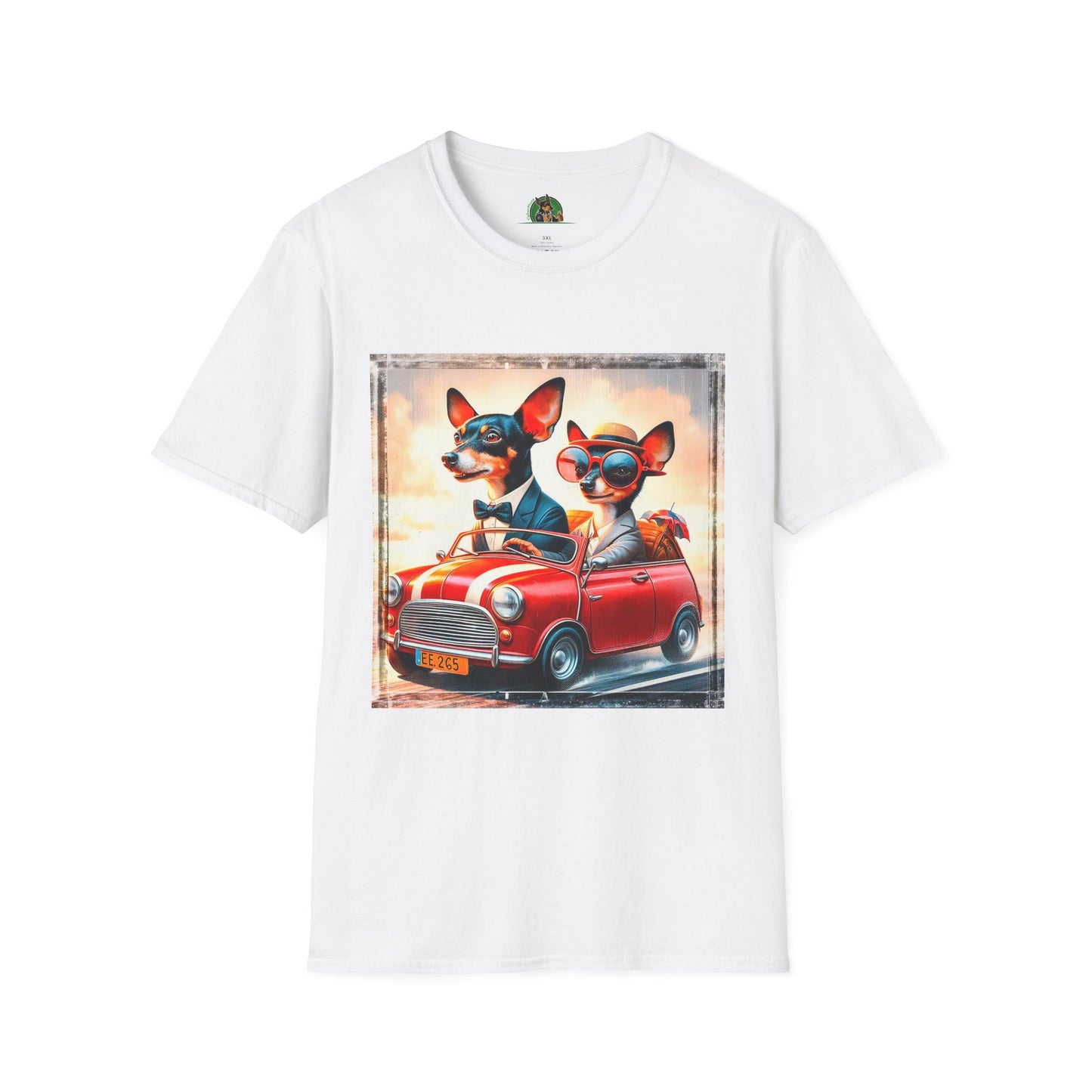 Wacky Rat Terrier T-Shirt T-Shirt Printify XS White 