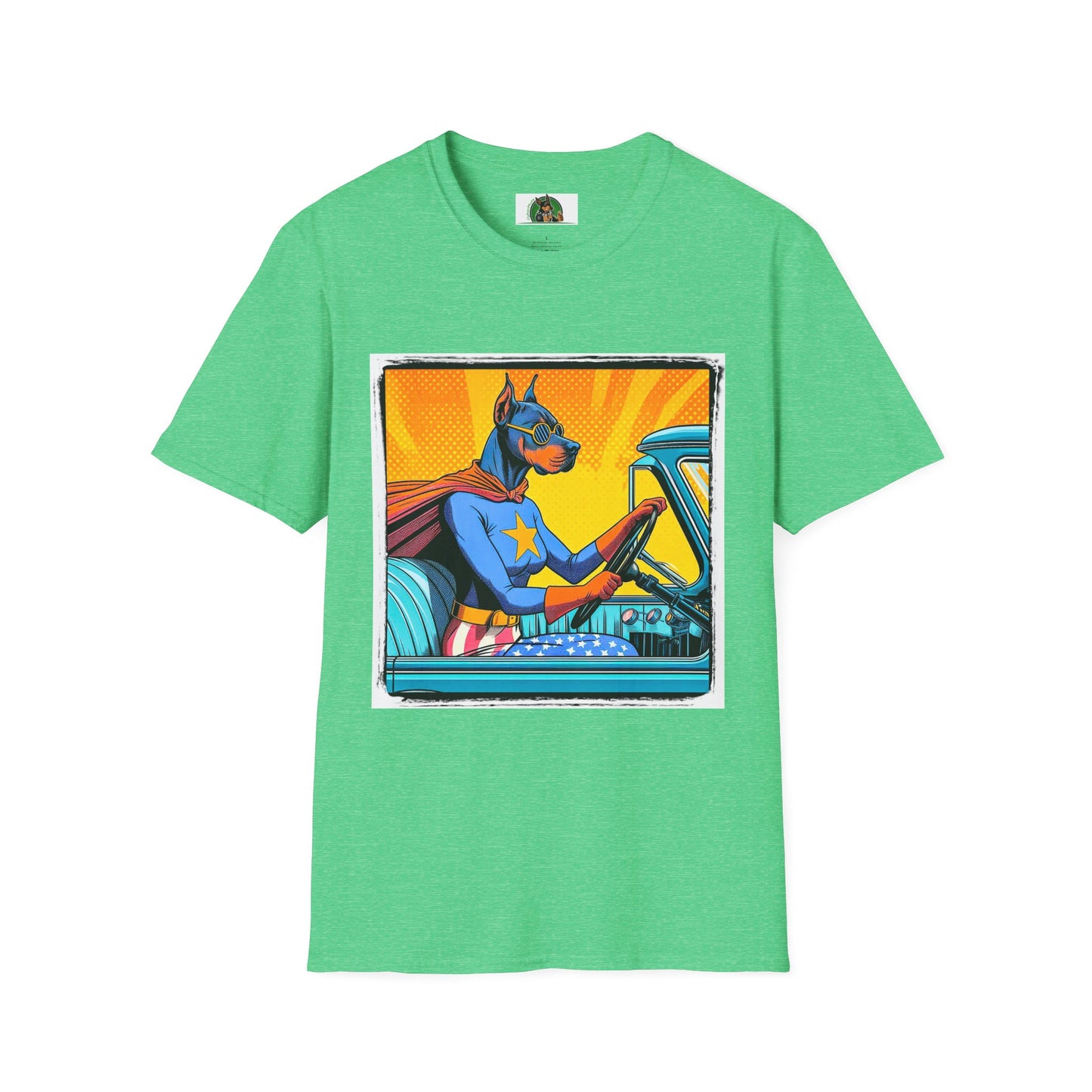 Great Dane T-Shirt Printify S Heather Irish Green