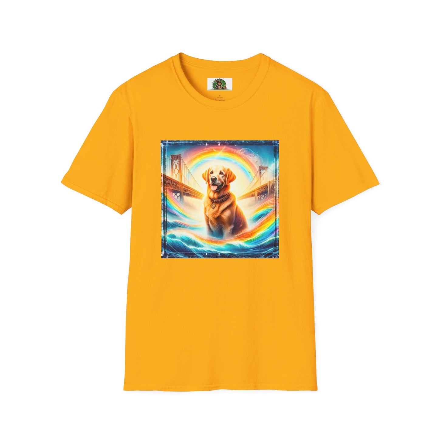 Labrador Retriever T-Shirt Printify S Gold 