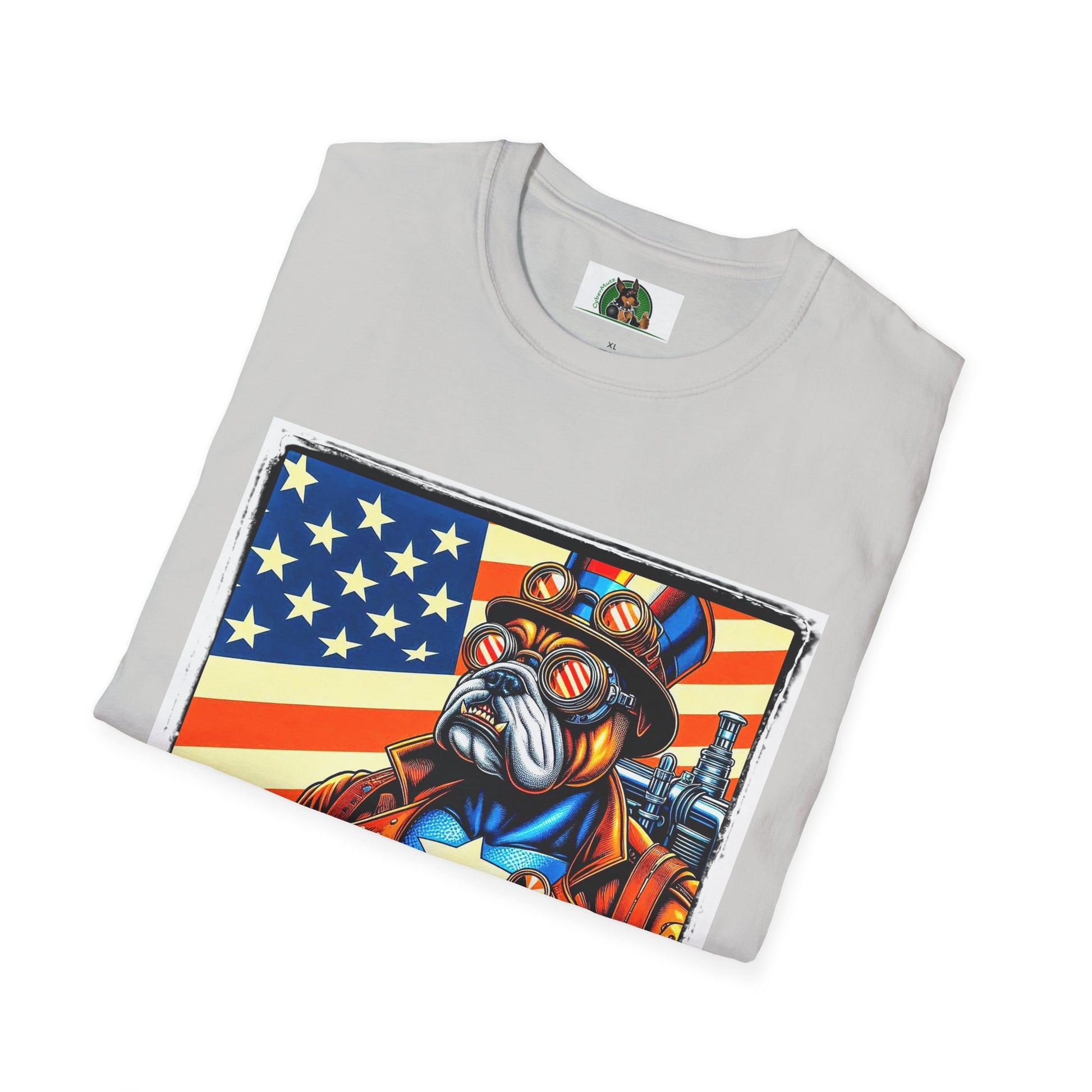 Bulldog T-Shirt Printify   