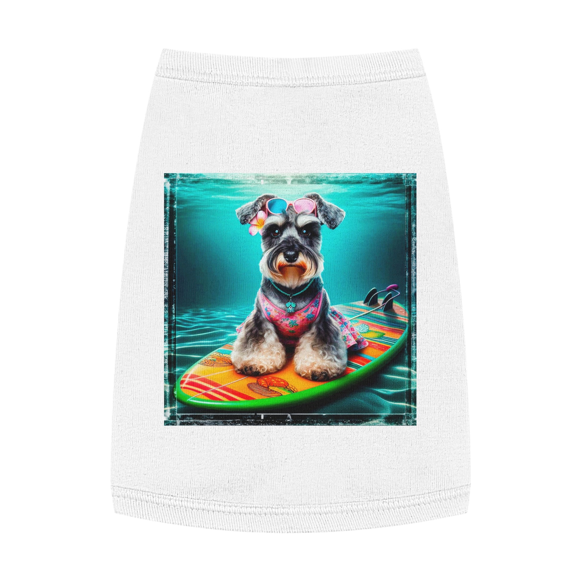 Pet Tank Top Miniature Schnauzer Pets Printify   