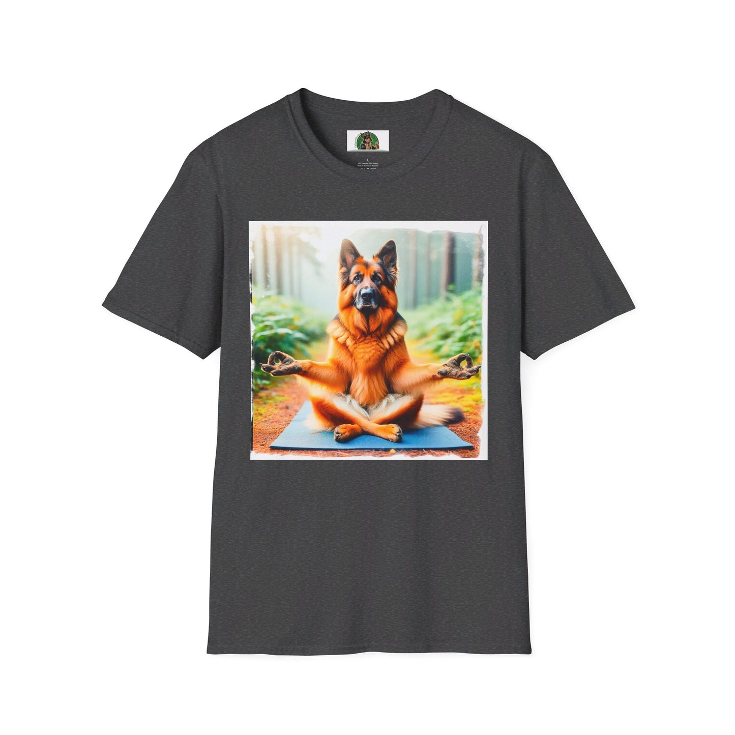 German Shepherd T-Shirt Printify Dark Heather S 