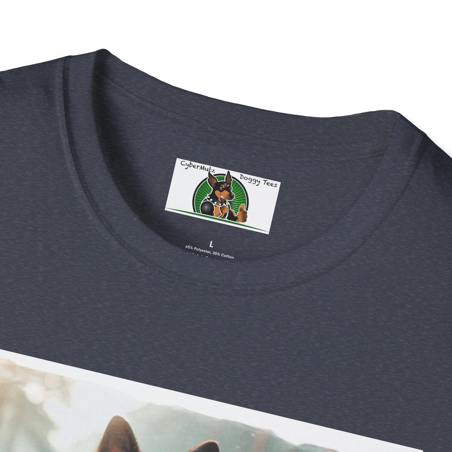 Zen German Shepherd Unisex Softstyle T-Shirt