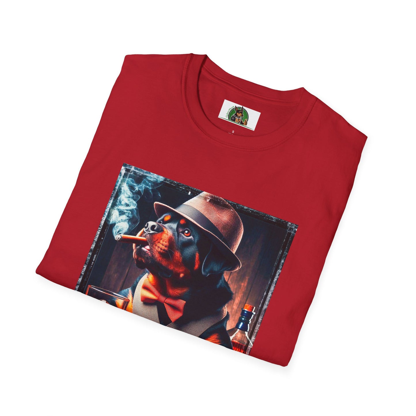 Rottweiler smoking a cigar shirt