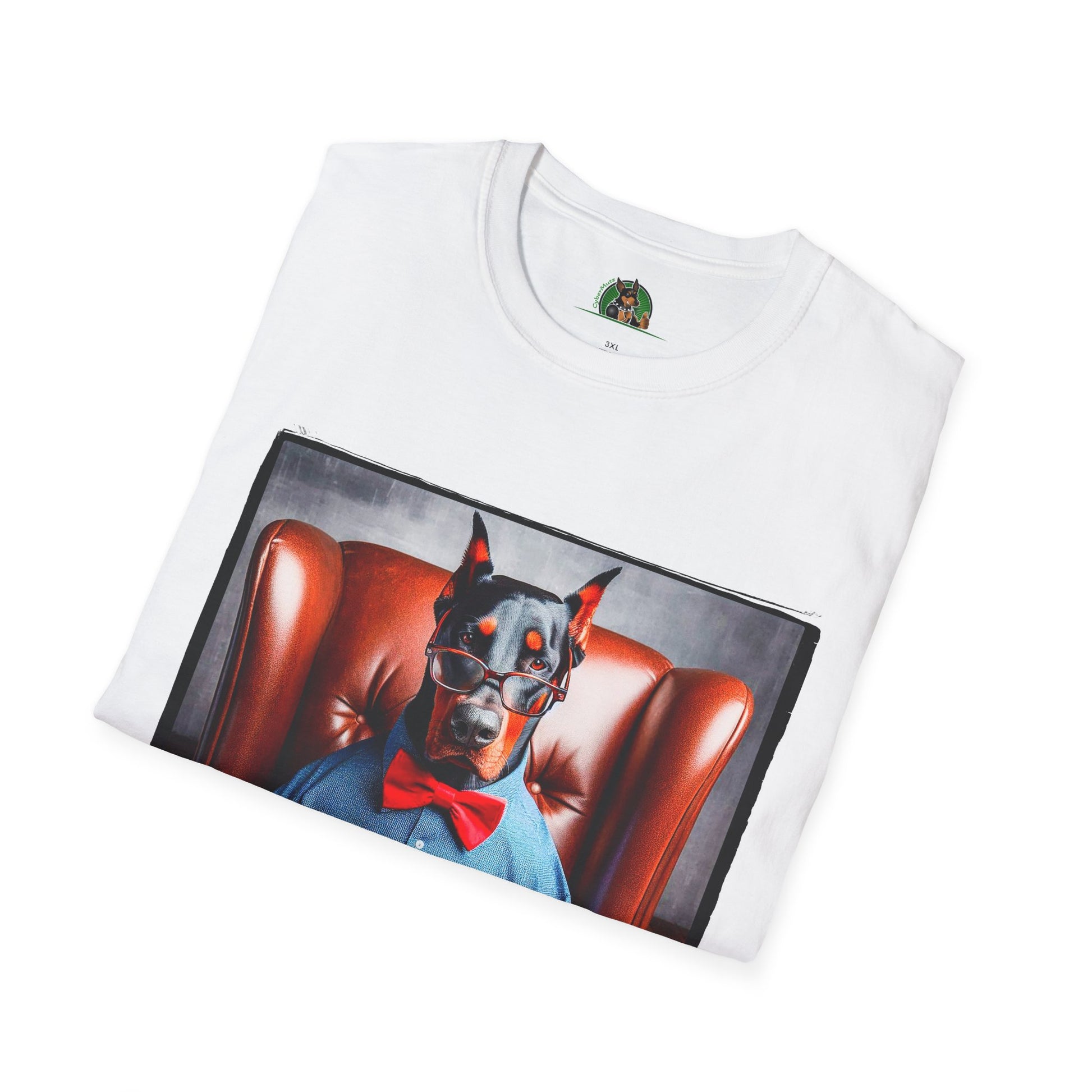 Doberman Sunday morning t shirt T-Shirt Printify