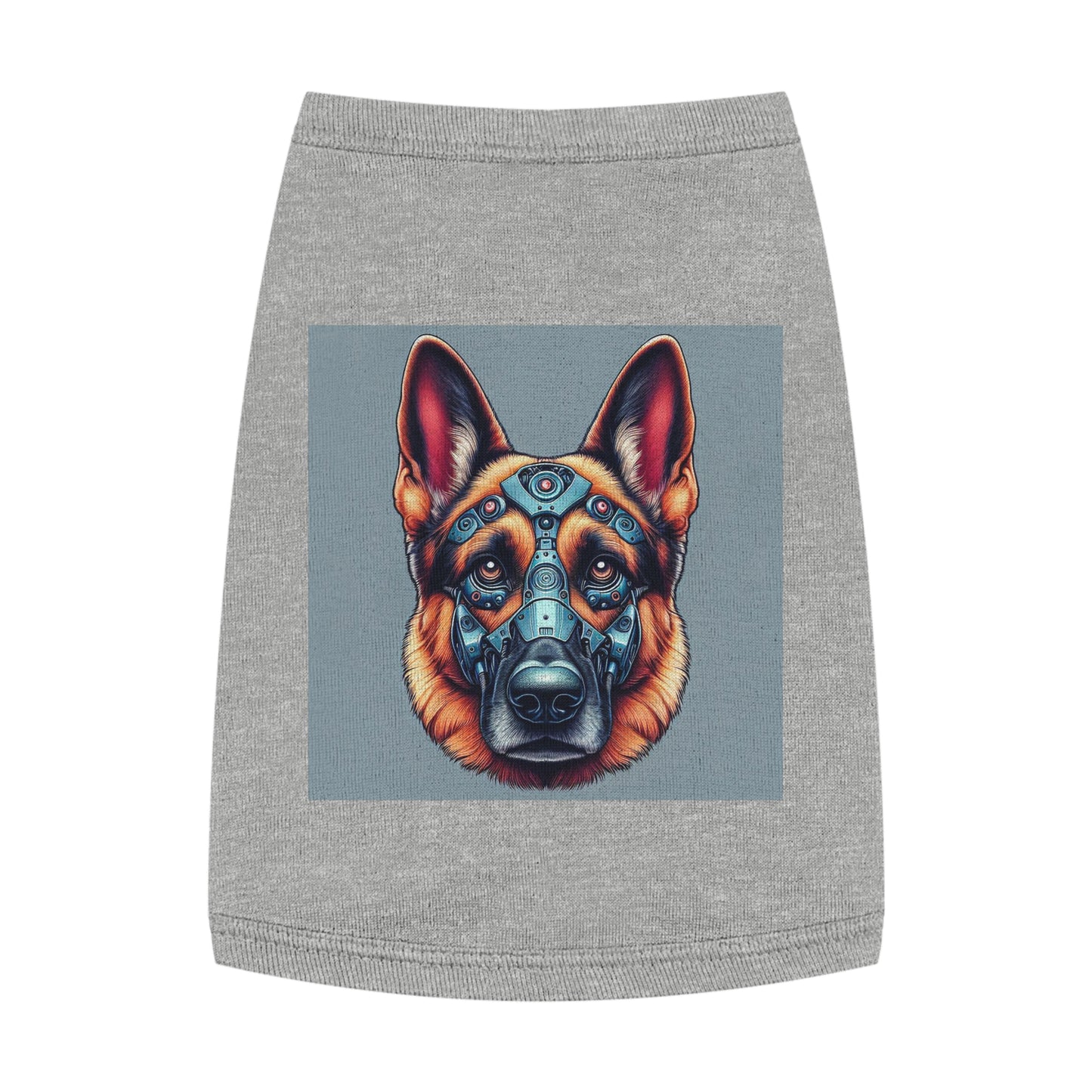 Pet Tank Top German Shepherd Pets Printify M Heather 