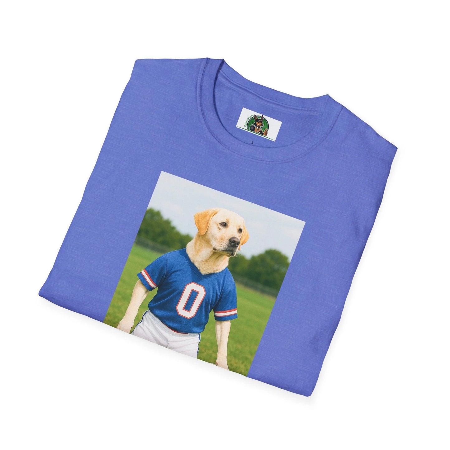 Labrador Retriever Soccer T-Shirt — Dog Lover Sports Tee by Printify