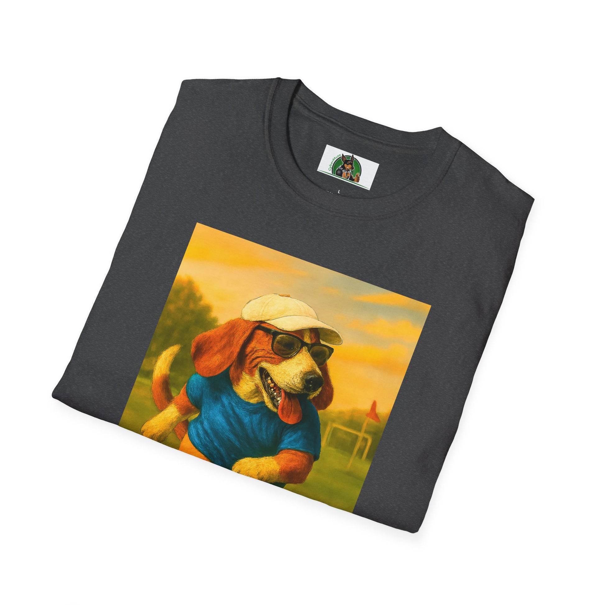 Sports Beagle Soccer T-Shirt T-Shirt Printify
