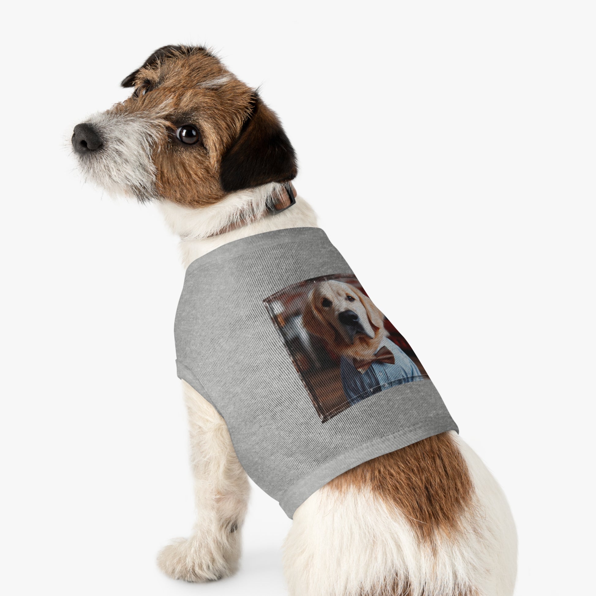 Golden Retriever pet tank top Pets Printify   