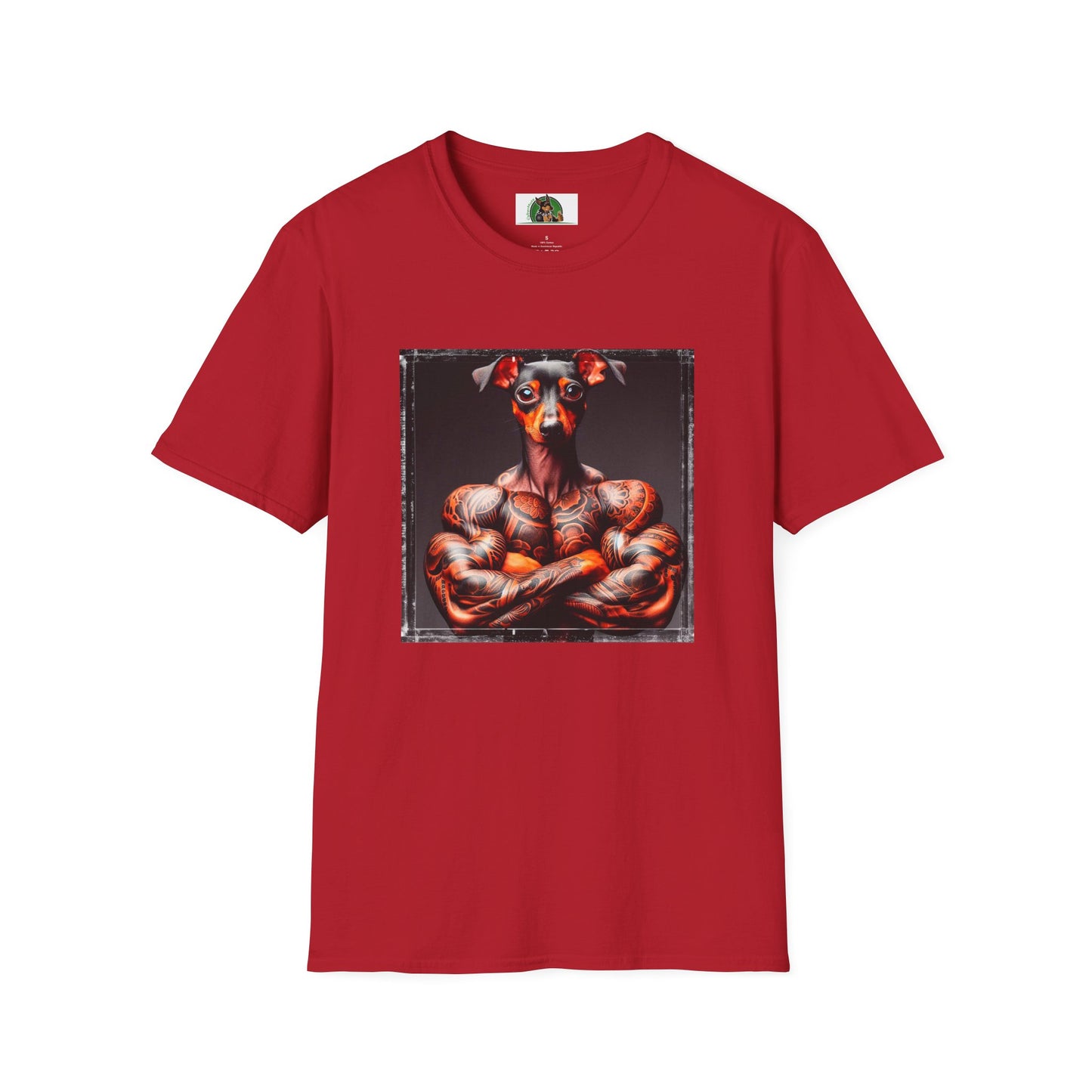 Min Pin T-Shirt T-Shirt Printify S Cherry Red 