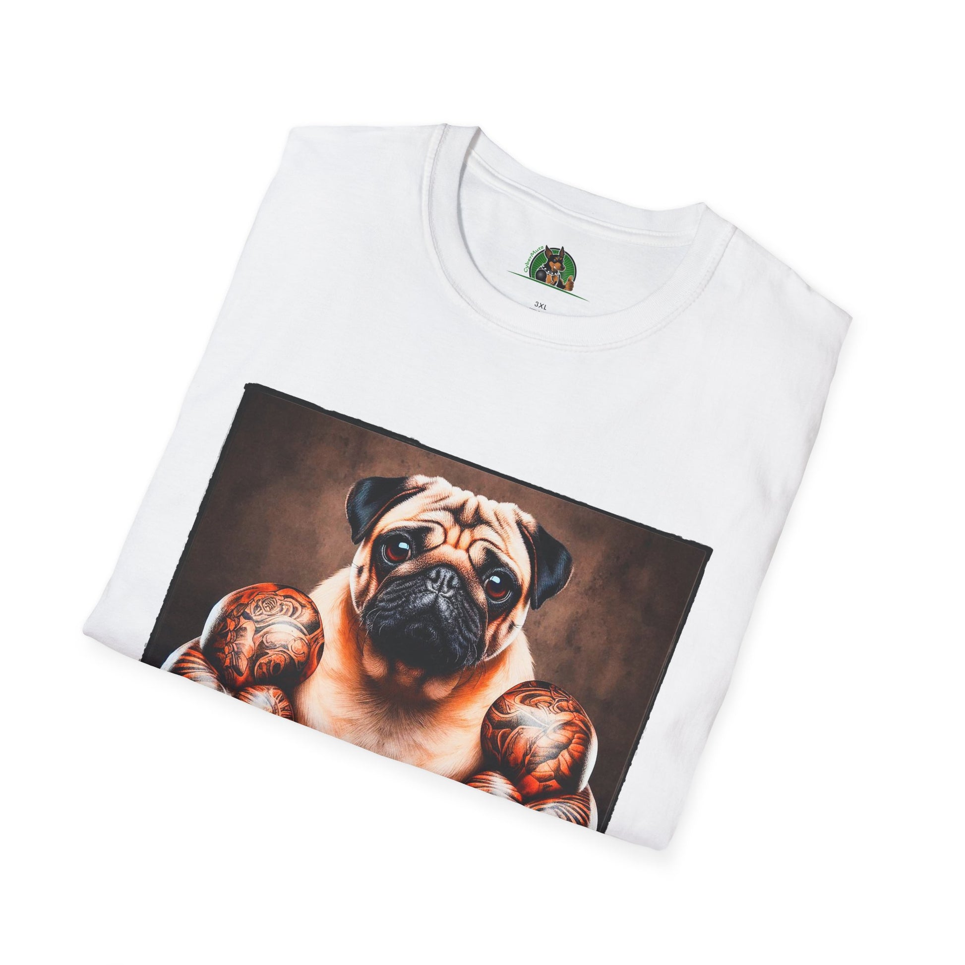 Pugs T-Shirt Printify   