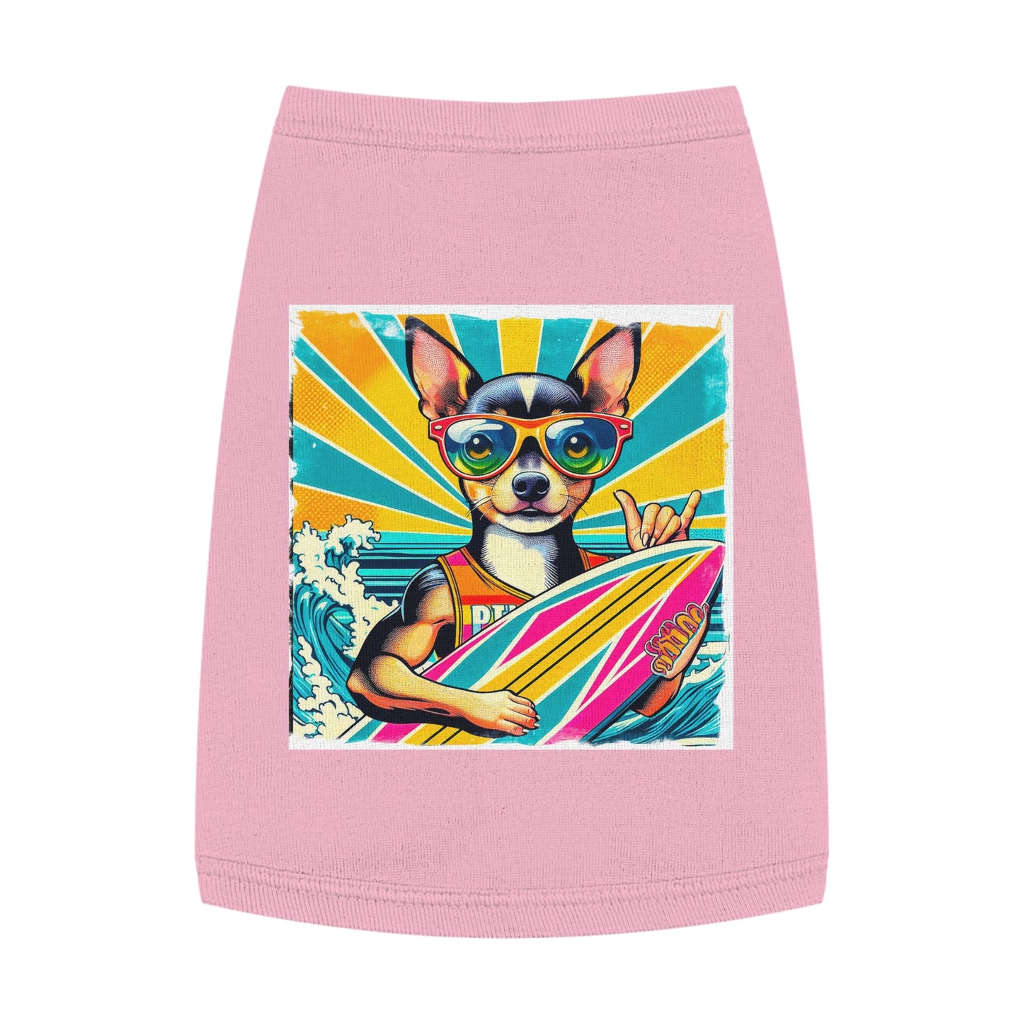 Pet Tank Top Chihuahua Pets Printify M Pink