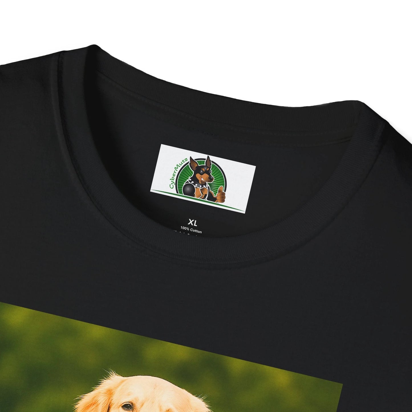 Golden Retriever Playing Soccer T-Shirt — Dog Soccer Tee Sports T-Shirt Printify