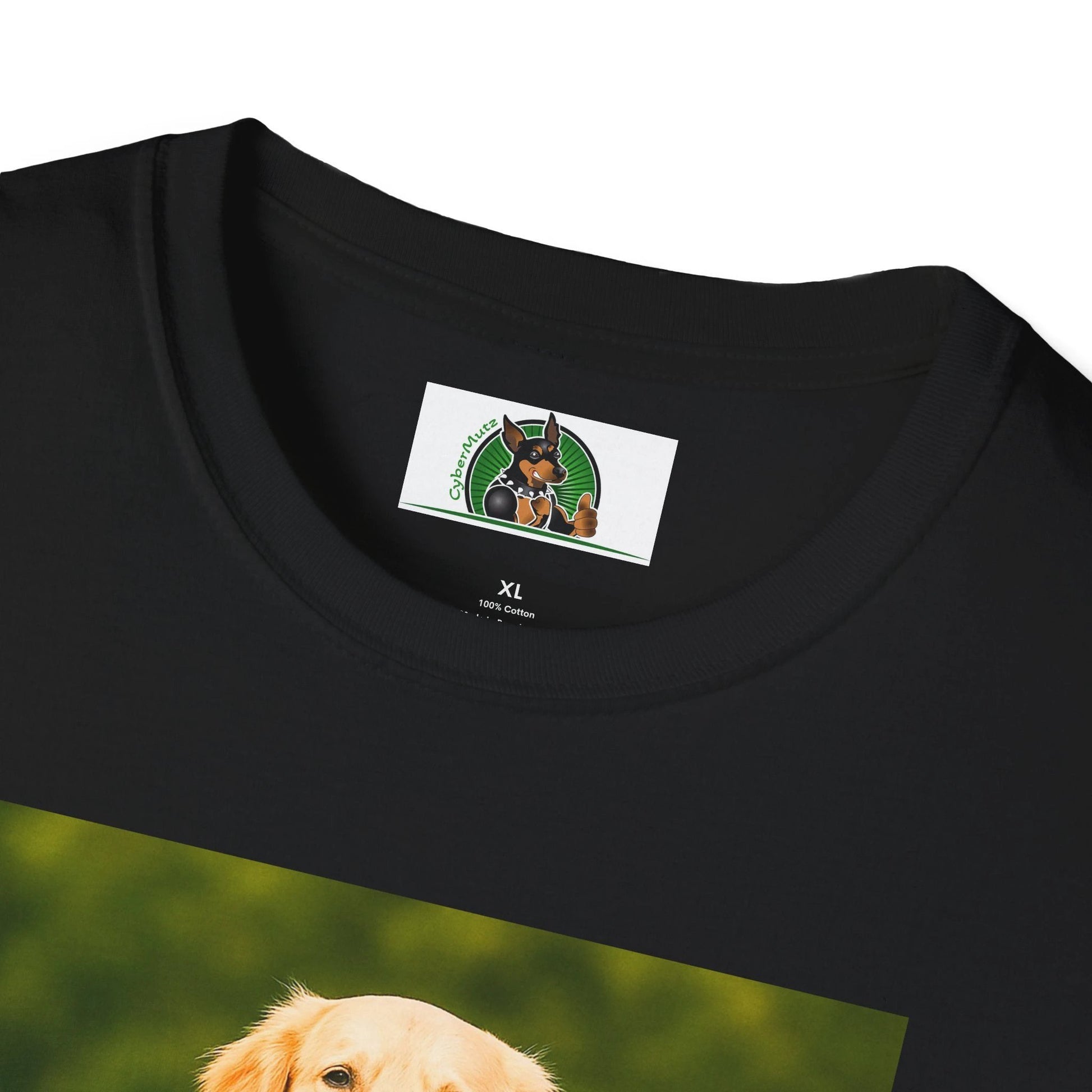 Golden Retriever Playing Soccer T-Shirt — Dog Soccer Tee Sports T-Shirt Printify